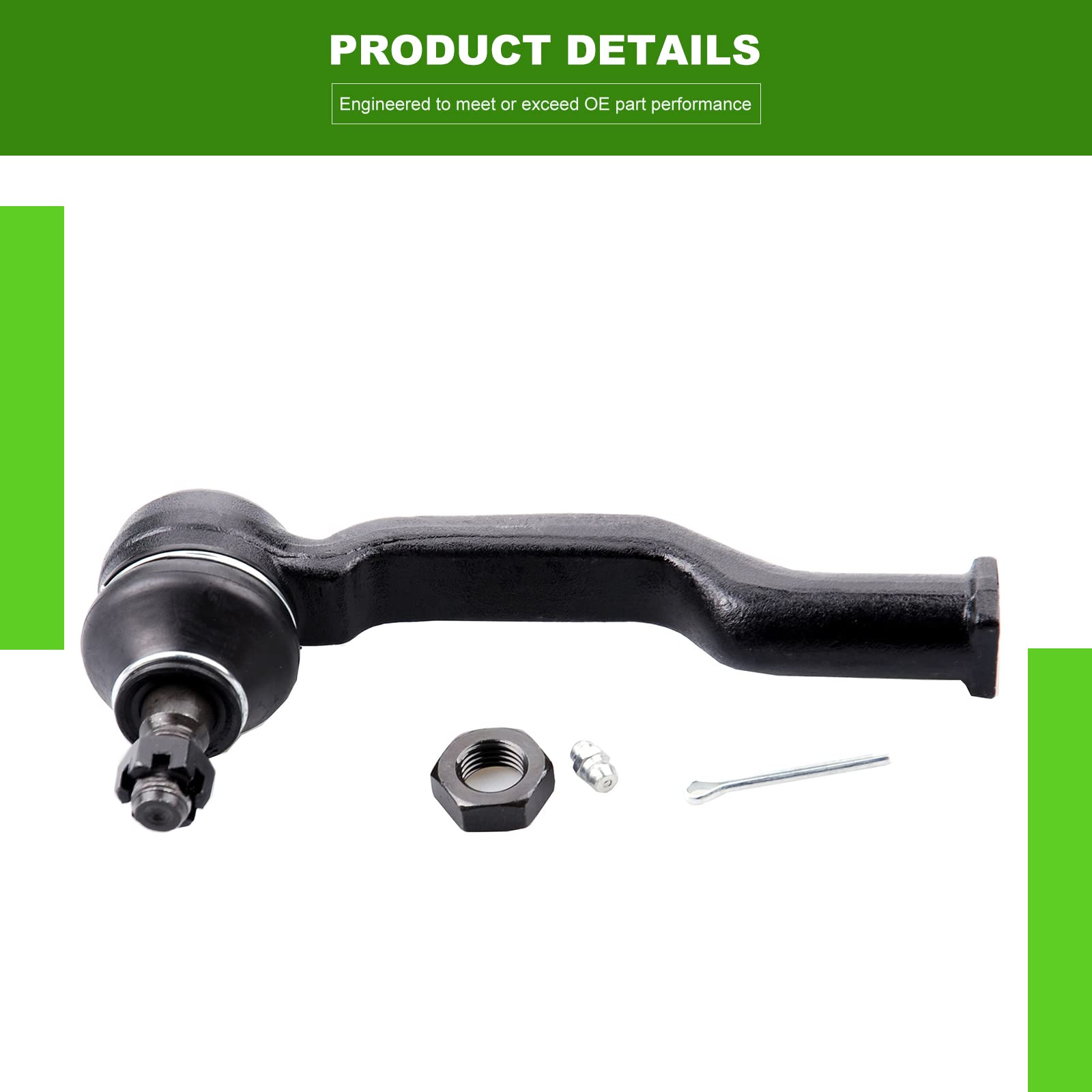 SCITOO 9pcs RWD Suspension Kit - Tie Rod Ends, Ball Joints, Pitman Arm for Mazda B2000/B2200/B2600 (1987-1990)