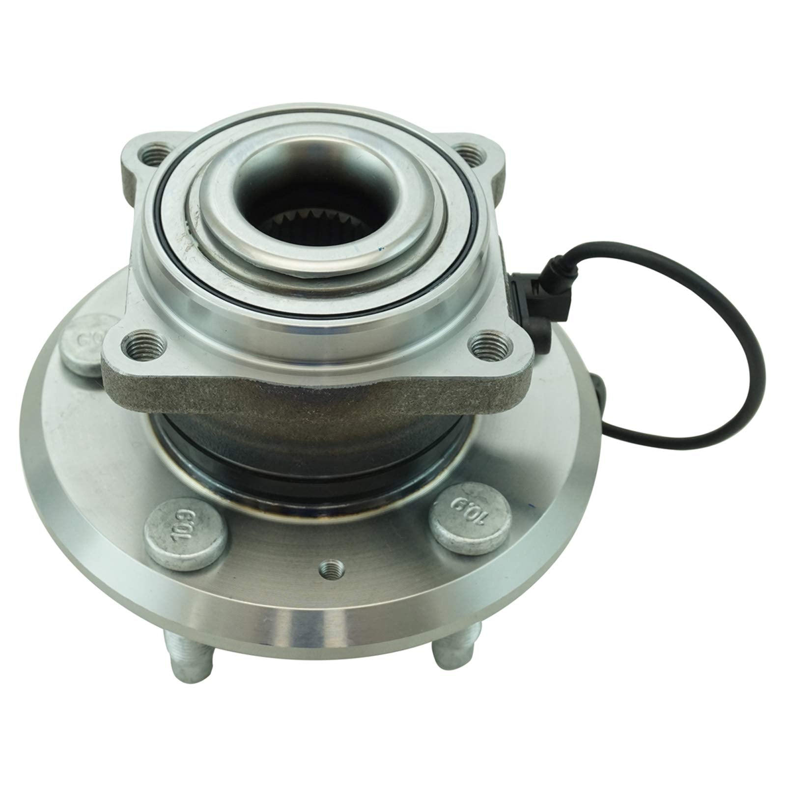 Trq Rear Wheel Hub Bearings Assembly Set Compatible With 2010-2017 Chevrolet Equinox Gmc Terrain