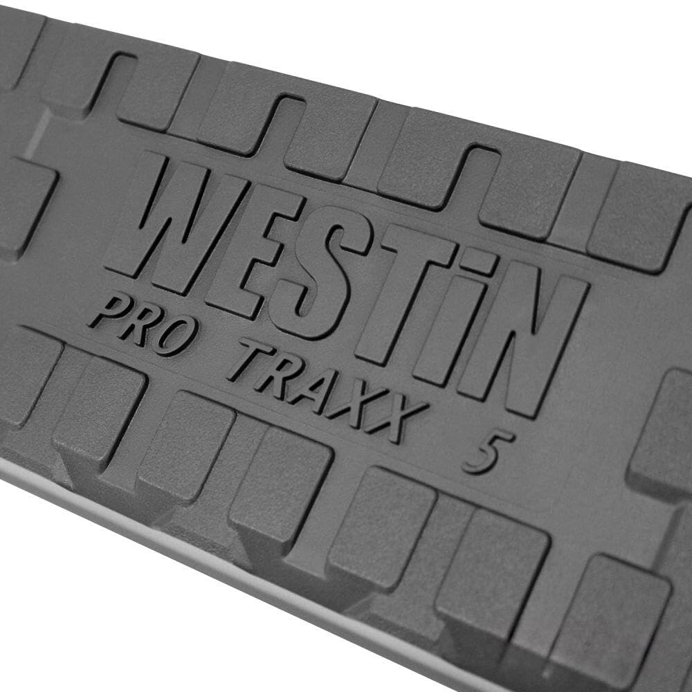 Westin 21-534655 Black Pro Traxx 5 Oval W2W Nerf Step Bars Fits 2017-2022 F-250 F-350 Super Duty Crew Cab (8Ft. Bed) 1 Pair