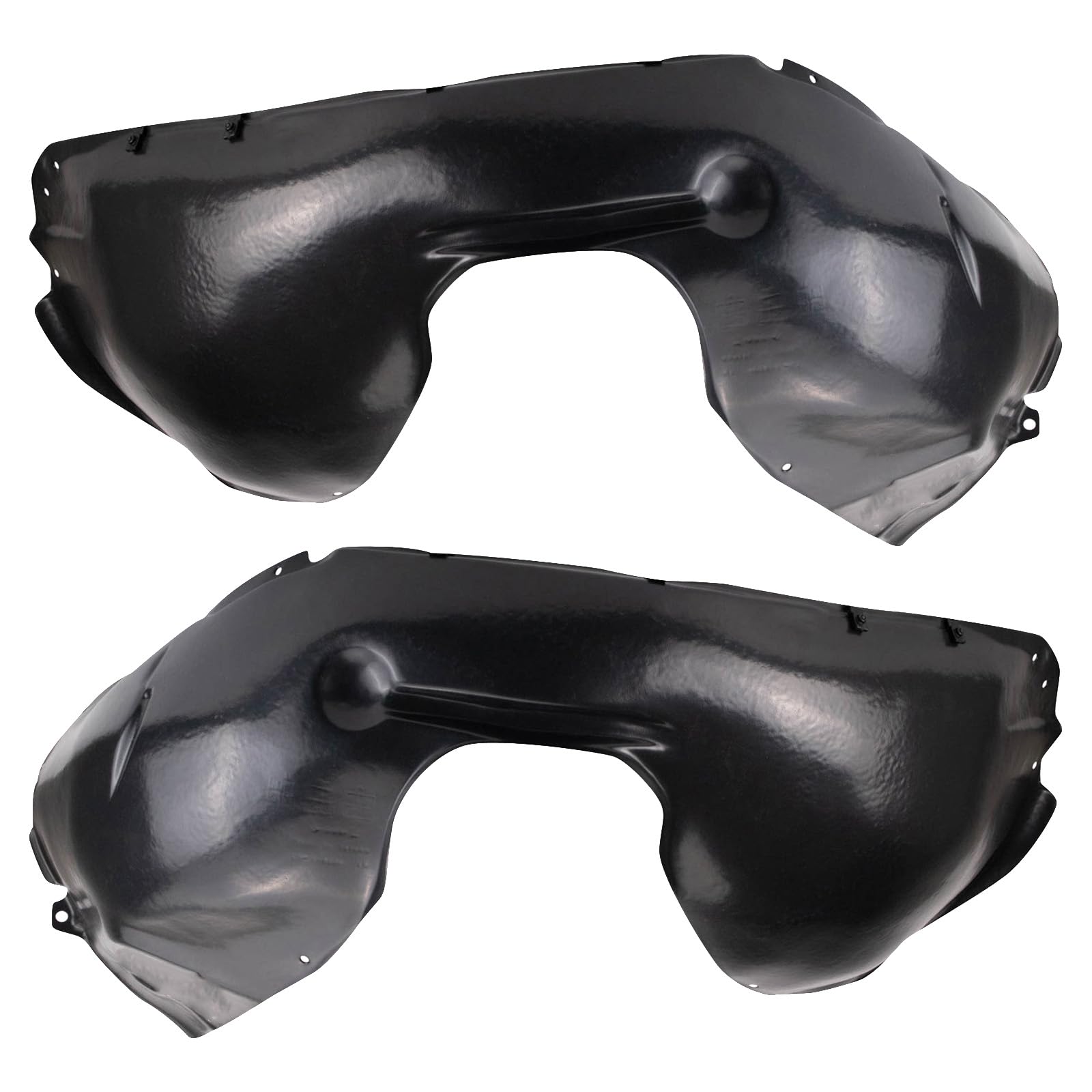Trq Inner Fender Liner Set Compatible With 2004-2011 Volvo S40 Vo1250100 Vo1251100
