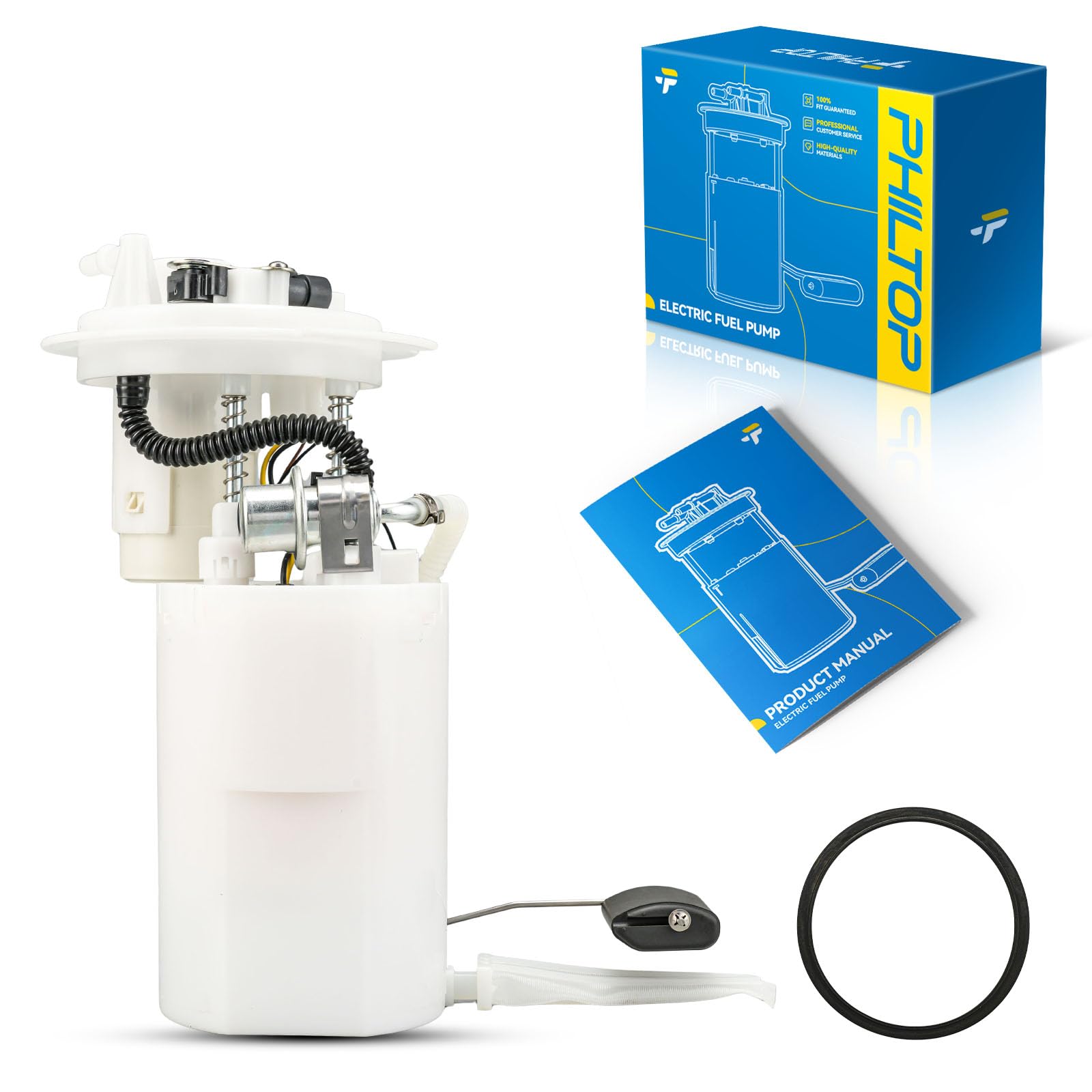PHILTOP Electric Fuel Pump Assembly Fits for Kia Optima 2007-2010 V6/V4,2.7L/2.4L, FG1730