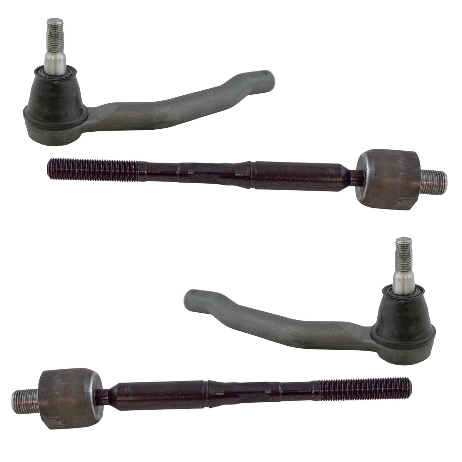 Trq Front Inner And Outer Tie Rod Set Compatible With 2013-2018 Nissan Altima 2016-2022 Maxima