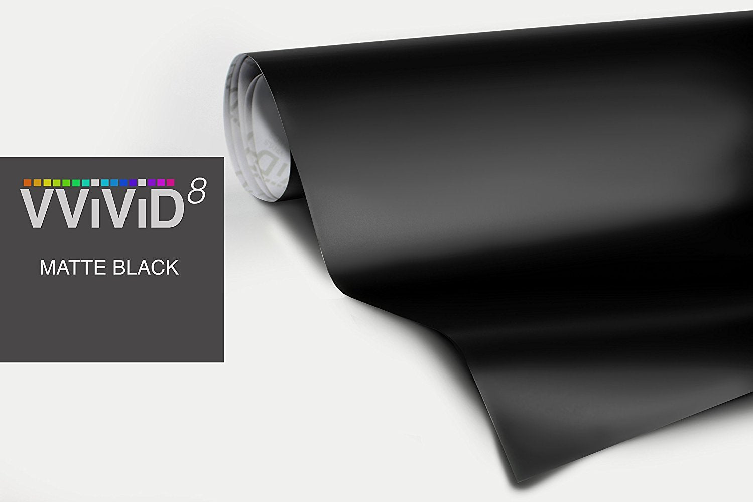 Vvivid Matte Black Vinyl Wrap Roll Xpo Air Release Technology (1.5Ft X 5Ft)
