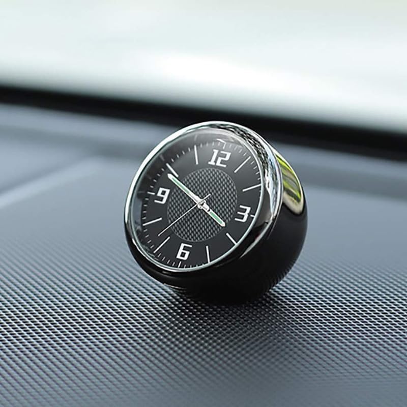 Bolt Car Dashboard Car Clock, Analogue Clock With Vent Clip And Adhesive Tape (Compatible With Bmvv 3 Series Gt)