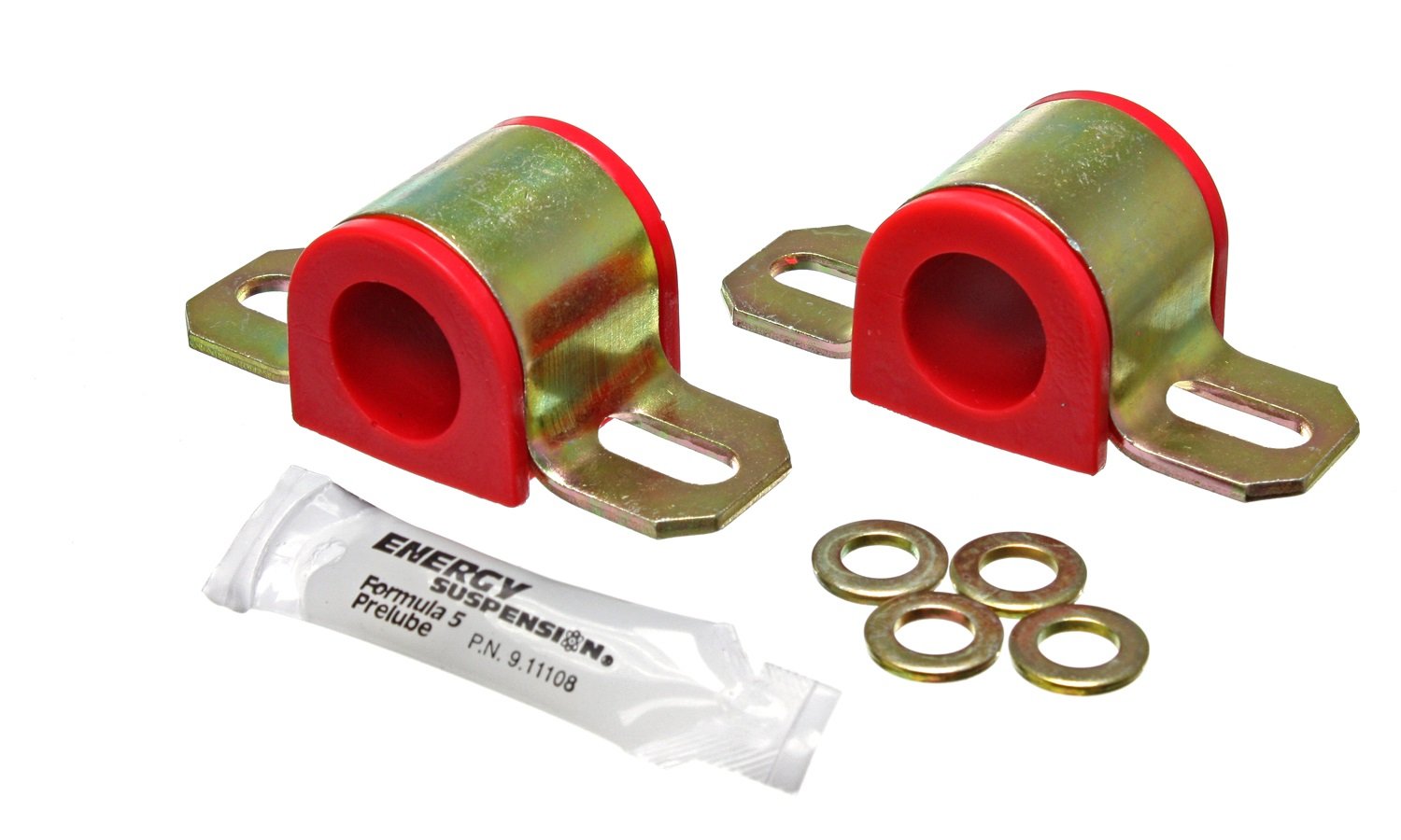 Energy Suspension 9.5129R Performance Sway Bar Bushing Sets-Non Greaseable Type (1'' / 25Mm)