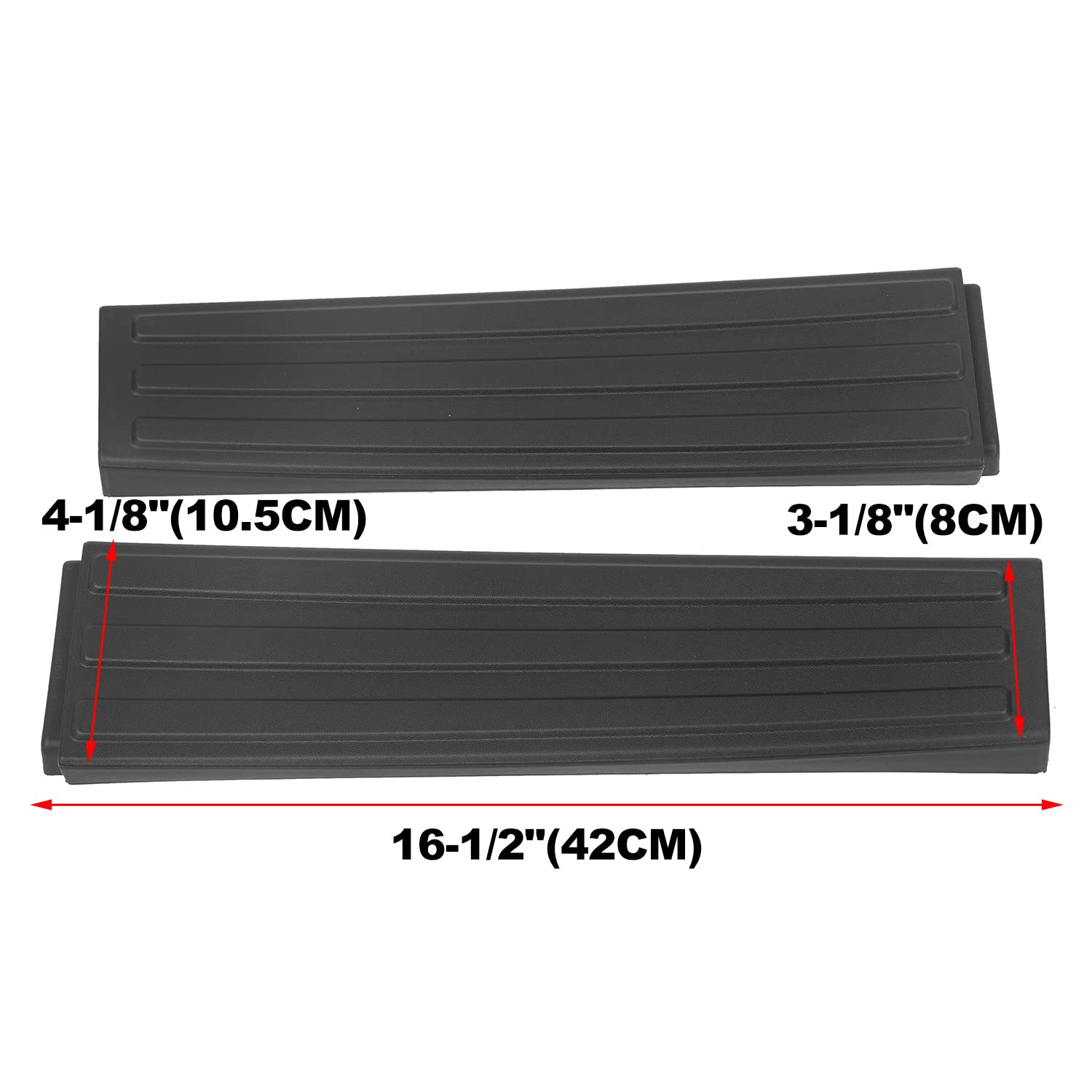 Ecotric Flex Step Side Tailgate Molding Covers Compatible With 2009-2014 Ford F150 Replacement For 9L3Z-9941018-Aa & 9L3Z-994101