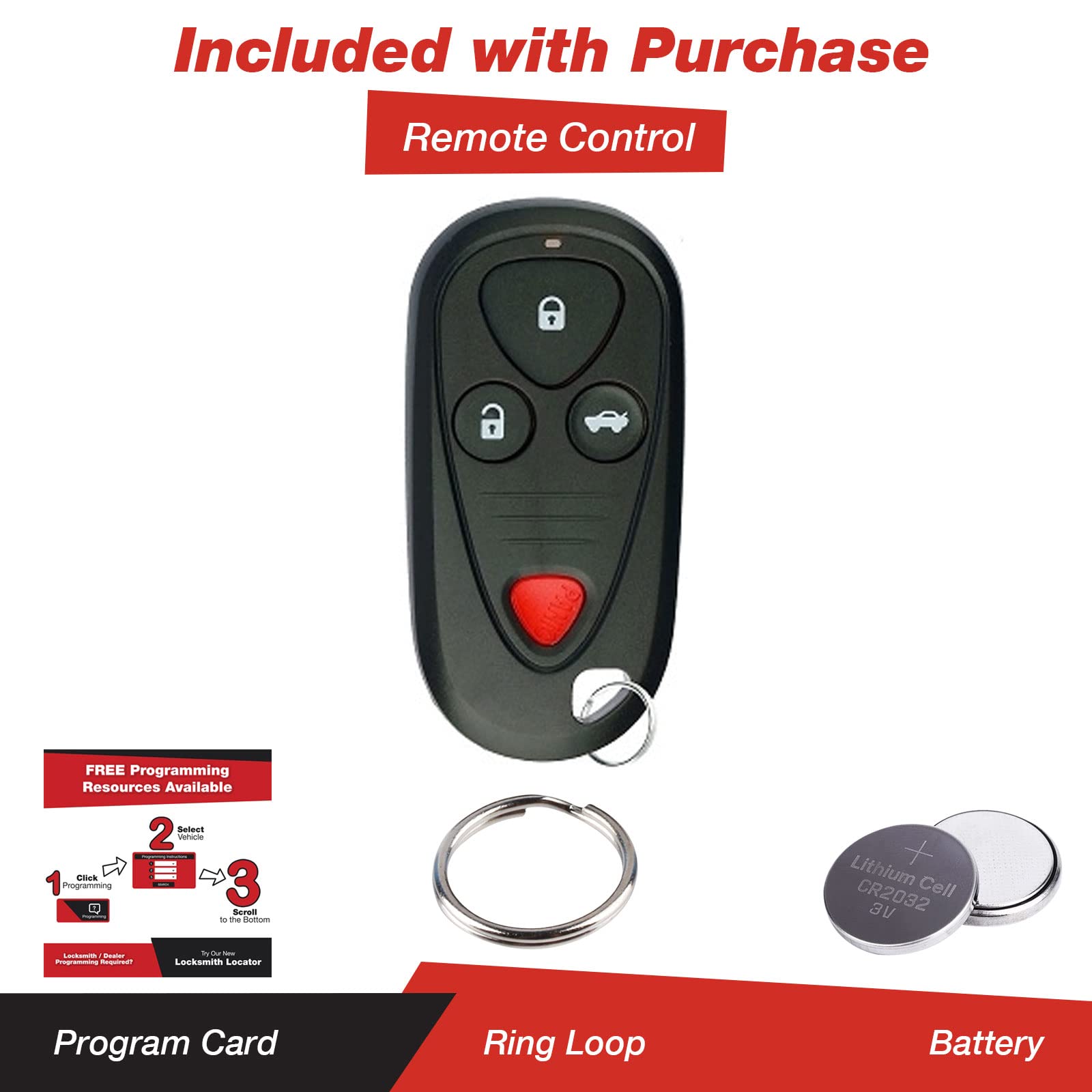 Keylessoption Keyless Entry Remote Control Car Key Fob Replacement For Oucg8D-387H-A