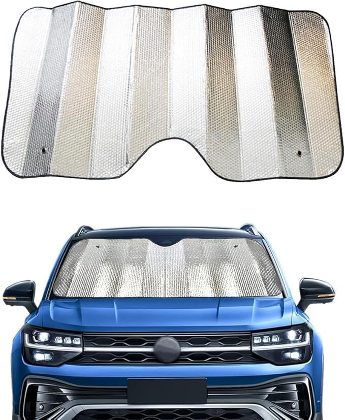 Radiant Car Windshield Sunshade Cover Foldable Reflective Blocks UV Rays Protection Universal Sun Visor Front Window Protector S