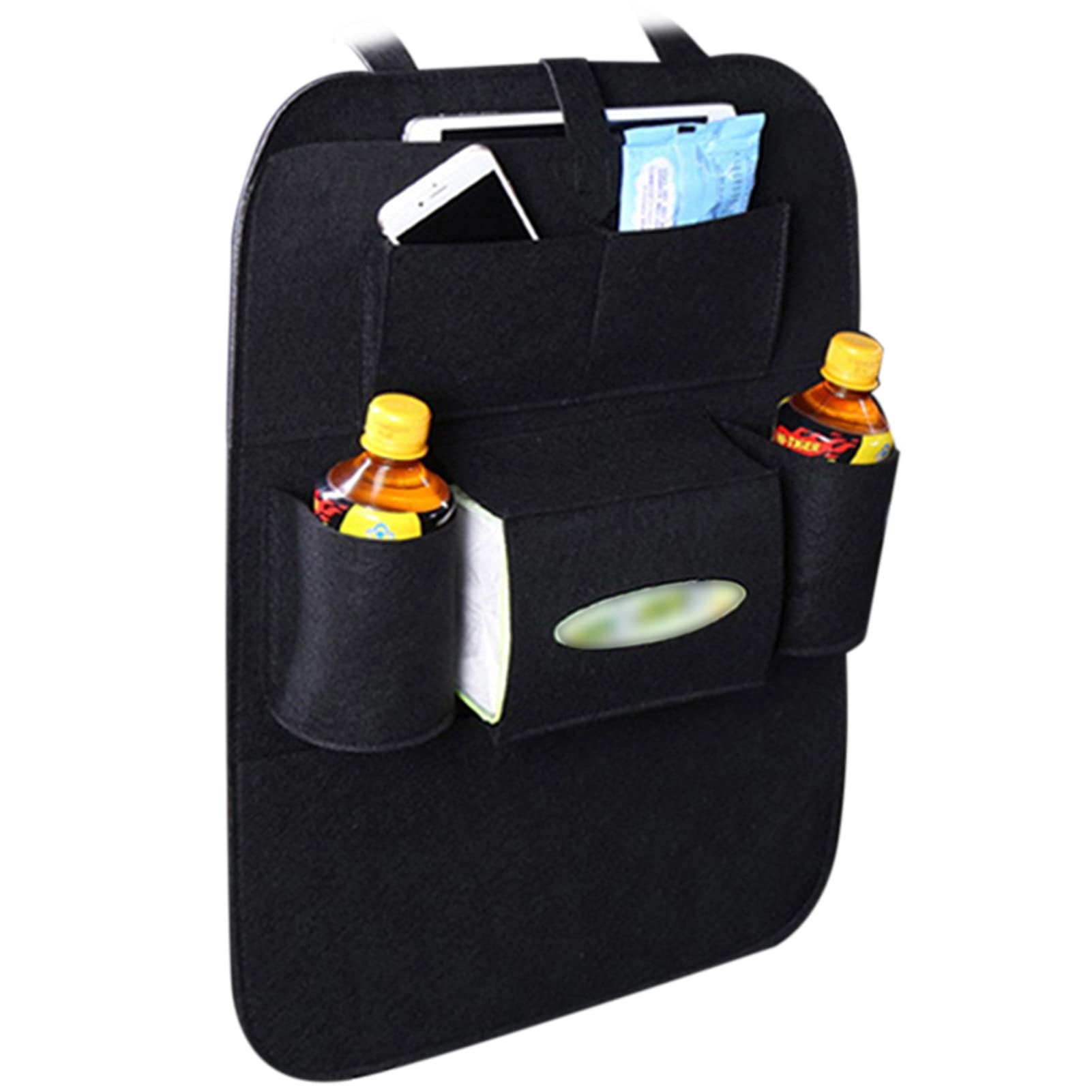 RYAP Auto Car Backseat Organizer CarStyling Holder Felt Cover Versatile MultiPocket Wool Felt Storage Hanging Box Multifunctio