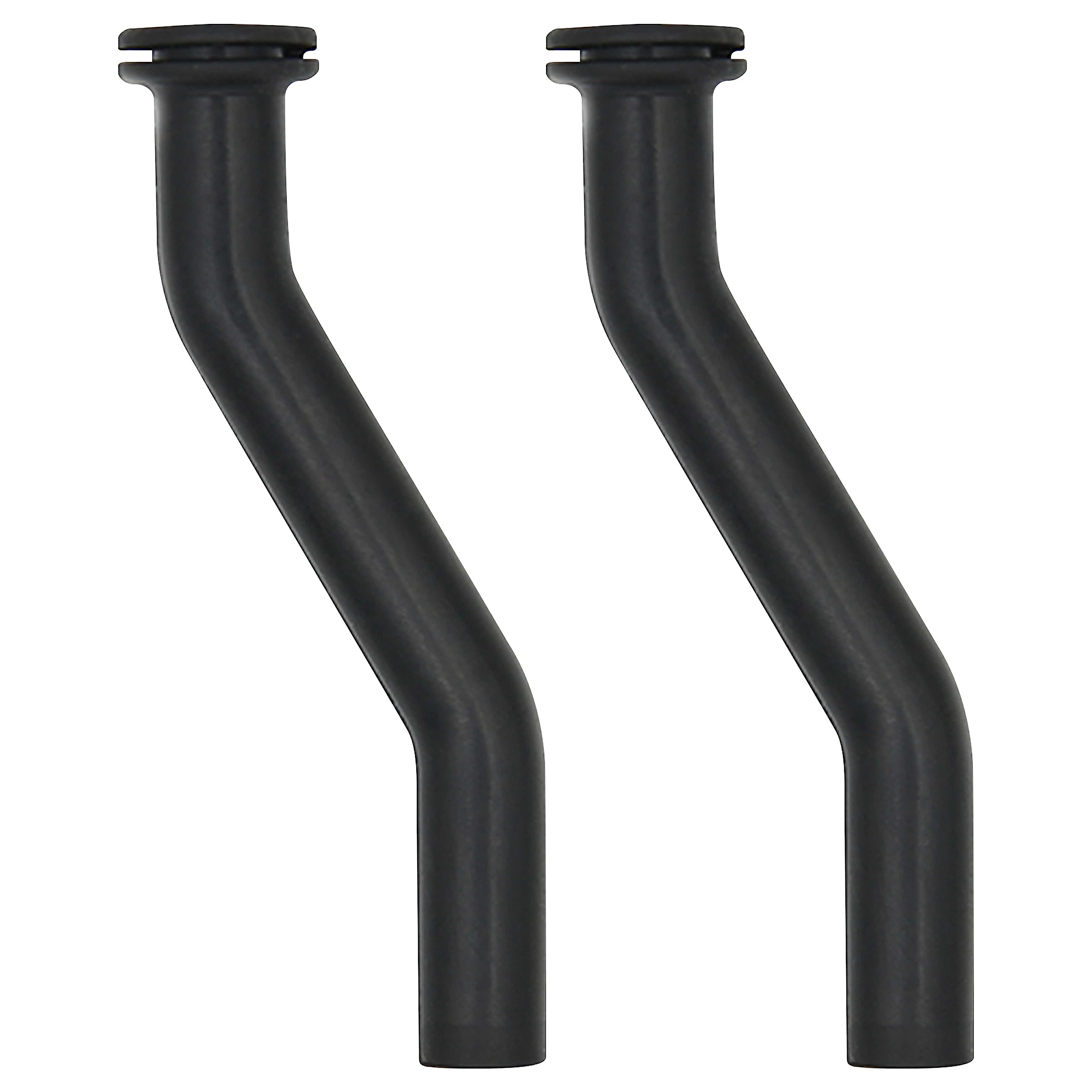 (2-Pack) Calvana 596163 Rubber Vacuum Hose, 3'' Tractor Vacuum Pump Hoses, Compatible With Briggs & Stratton, John Deere Lawnmow