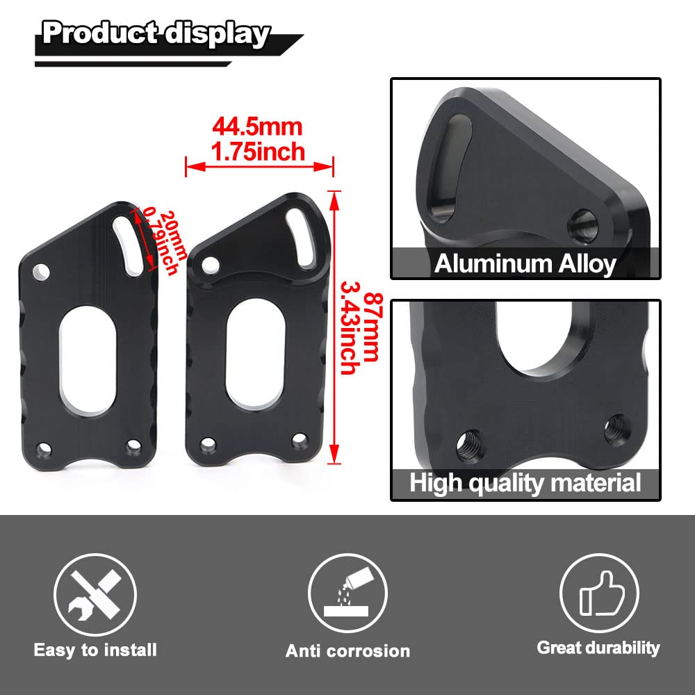 Xitomer Adjuster Windshield Risers Fit for KLR 650 KLR650 2022-2023 Motorcycle Accessories Windshield Bracket Adjuster Windscree
