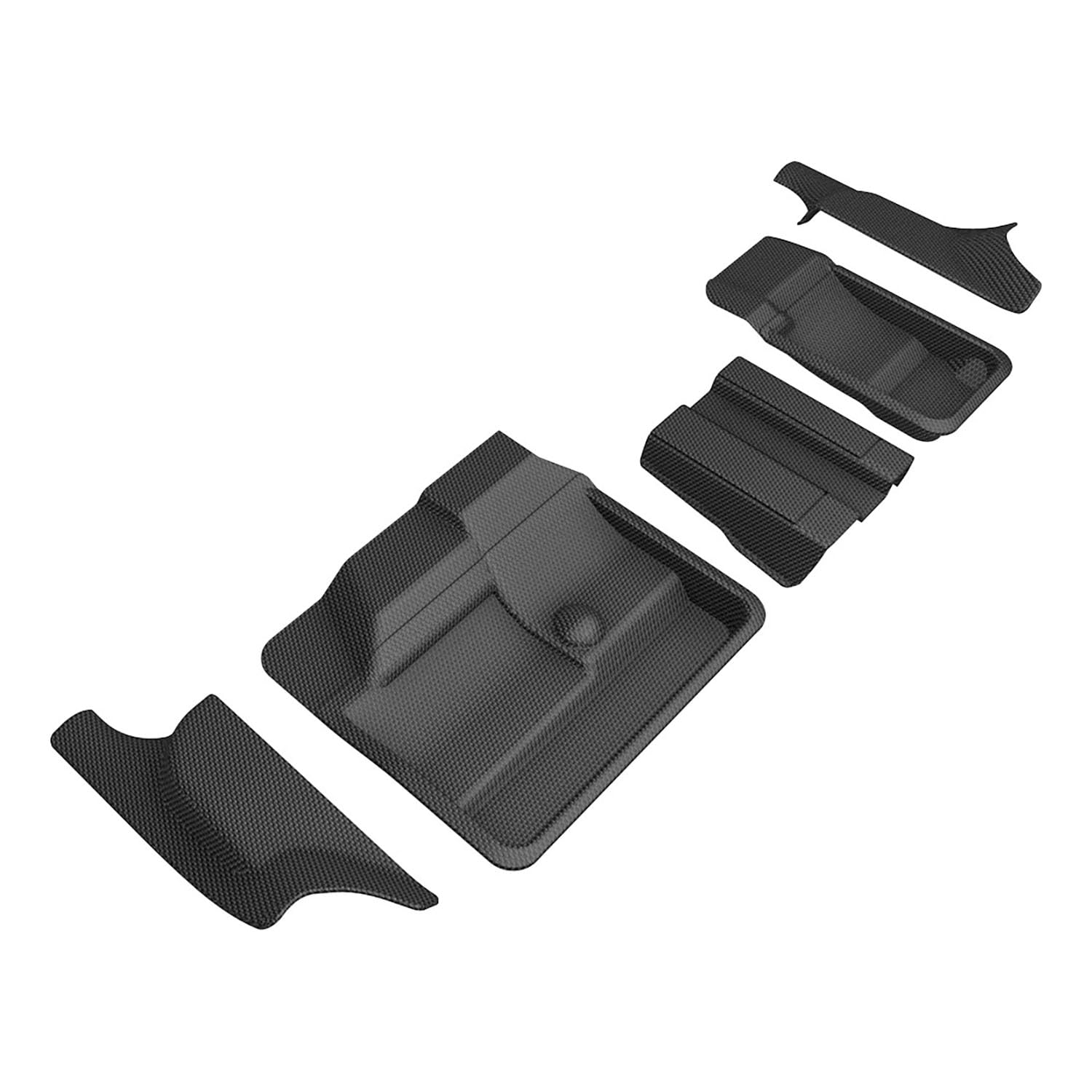 3D MAXpider Custom Fit Kagu Floor Mat (Black) Compatible with Tesla Model Y 20212024  R3