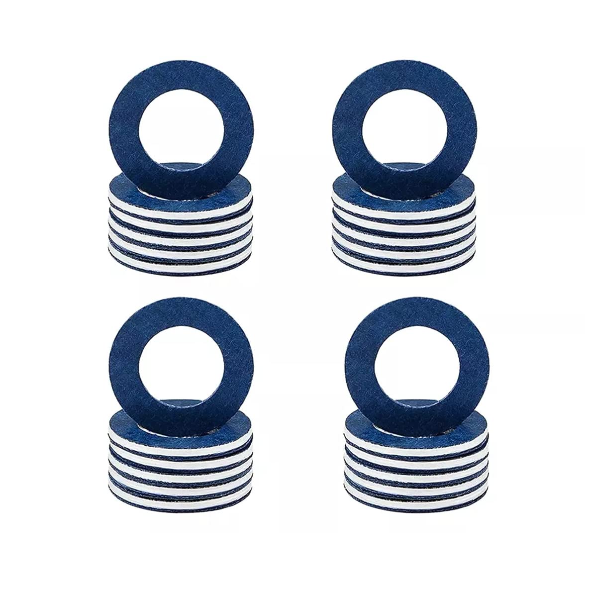 Oil Drain Plug Gaskets, 24PCS Aluminum Seals Crush Washer, 90430-12031 Replacement for NX ES Scion, Automotive Accessories Repla
