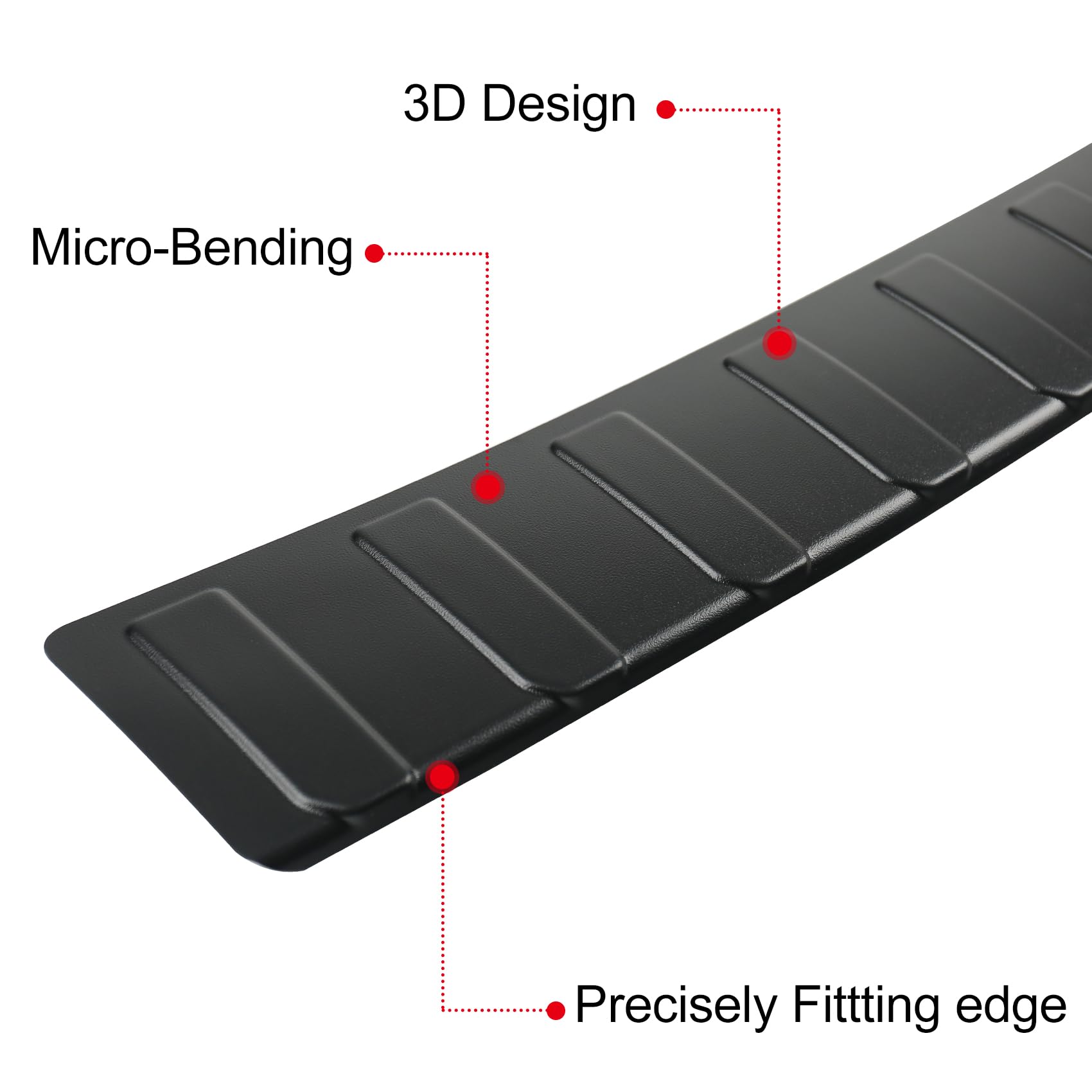 Exterior Rear Bumper Guard Protector for Car Non-Slip Scratch-Resistant Trunk Door Protector for Outback 2021-2025 Accessories (