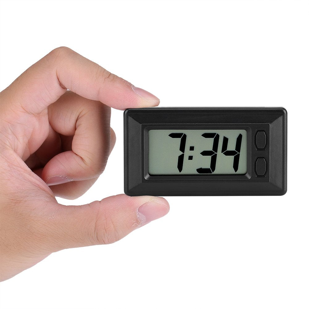 Tmishion Lcd Digital Table Car Dashboard Desk Electronic Clock With Date Time Calendar Display For Home Office Car - 3.0 * 1.7 *
