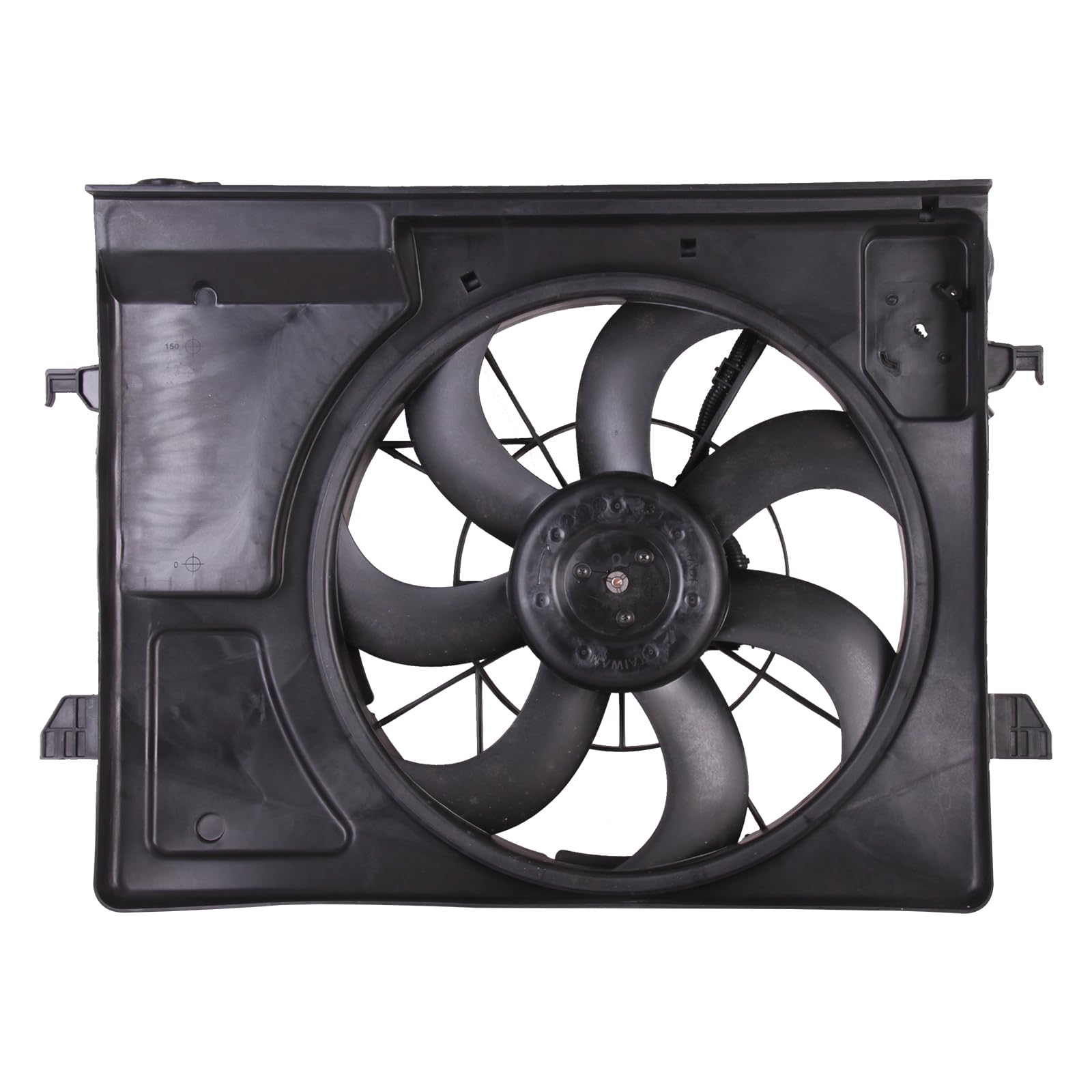 TYG Upgraded Cooling Fan Assembly for 2005-2009 Hyundai Tucson / 2005-2010 Kia Sportage L4/2.0 | Racing-Level OE Replacement Eng