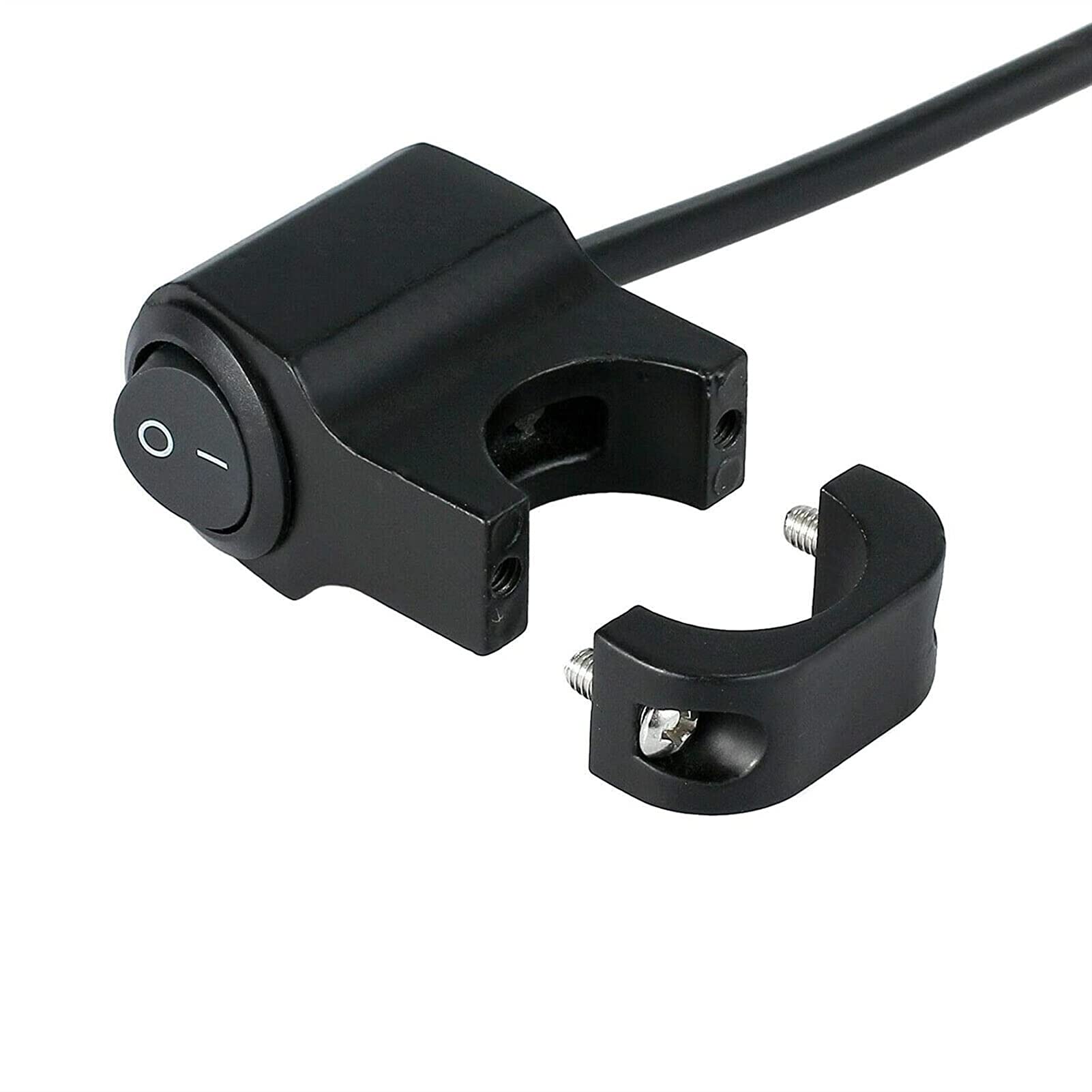 RAYANA 12V Motorcycle Handlebar Waterproof Control Switch CNC Aluminum for 7/8'' 23mm(22mm) Diameter Handlebar (for Spotlight He