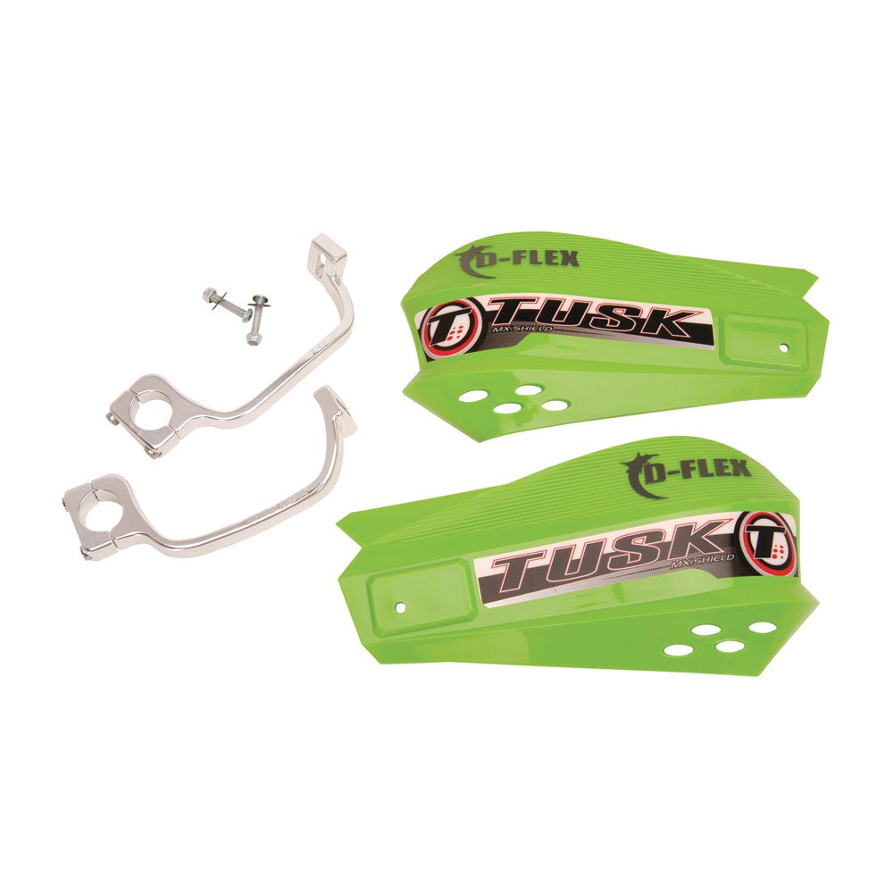Tusk 1198140003 Mx D-Flex Atv Handguards Green
