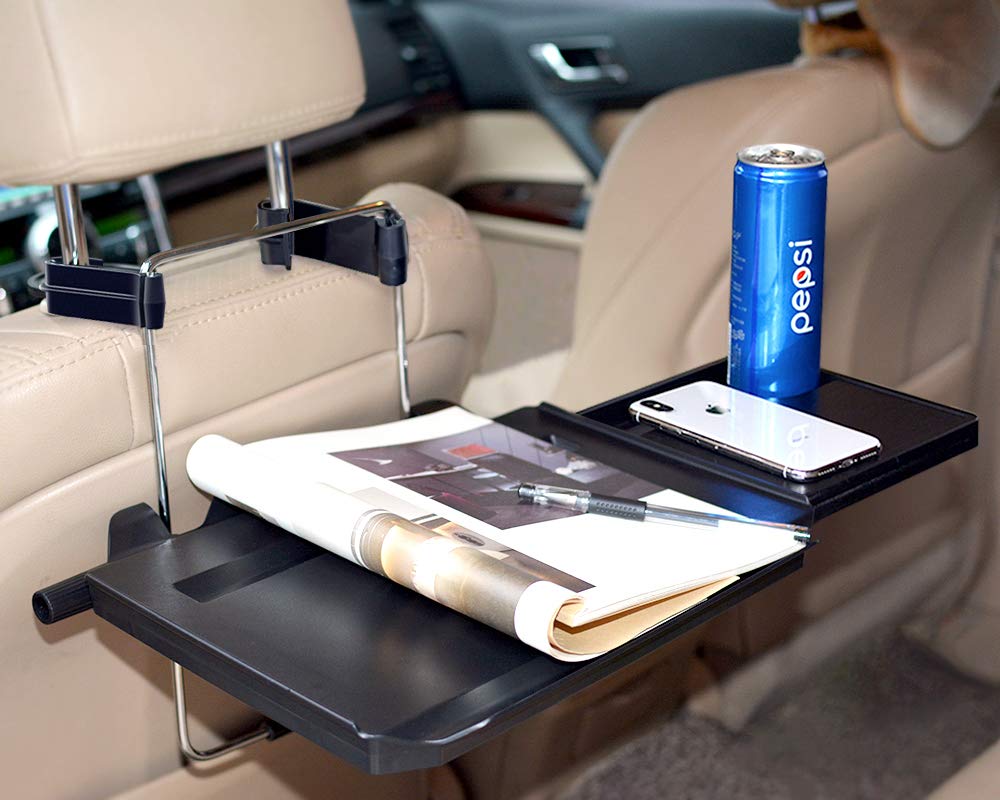 Elfant Car Steering Wheel Seat Tray For Writing Laptop Dining Food Drink Work