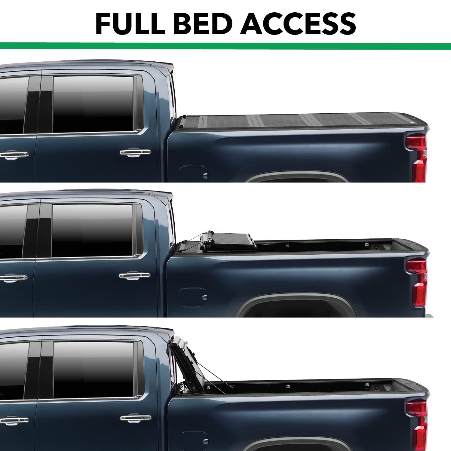 Gator Fx Hard Quad-Fold Truck Bed Tonneau Cover | 8828223 | Fits 2019 - 2025 Dodge Ram 1500 W/O Rambox, Does Not Fit W/ Multi-Fu