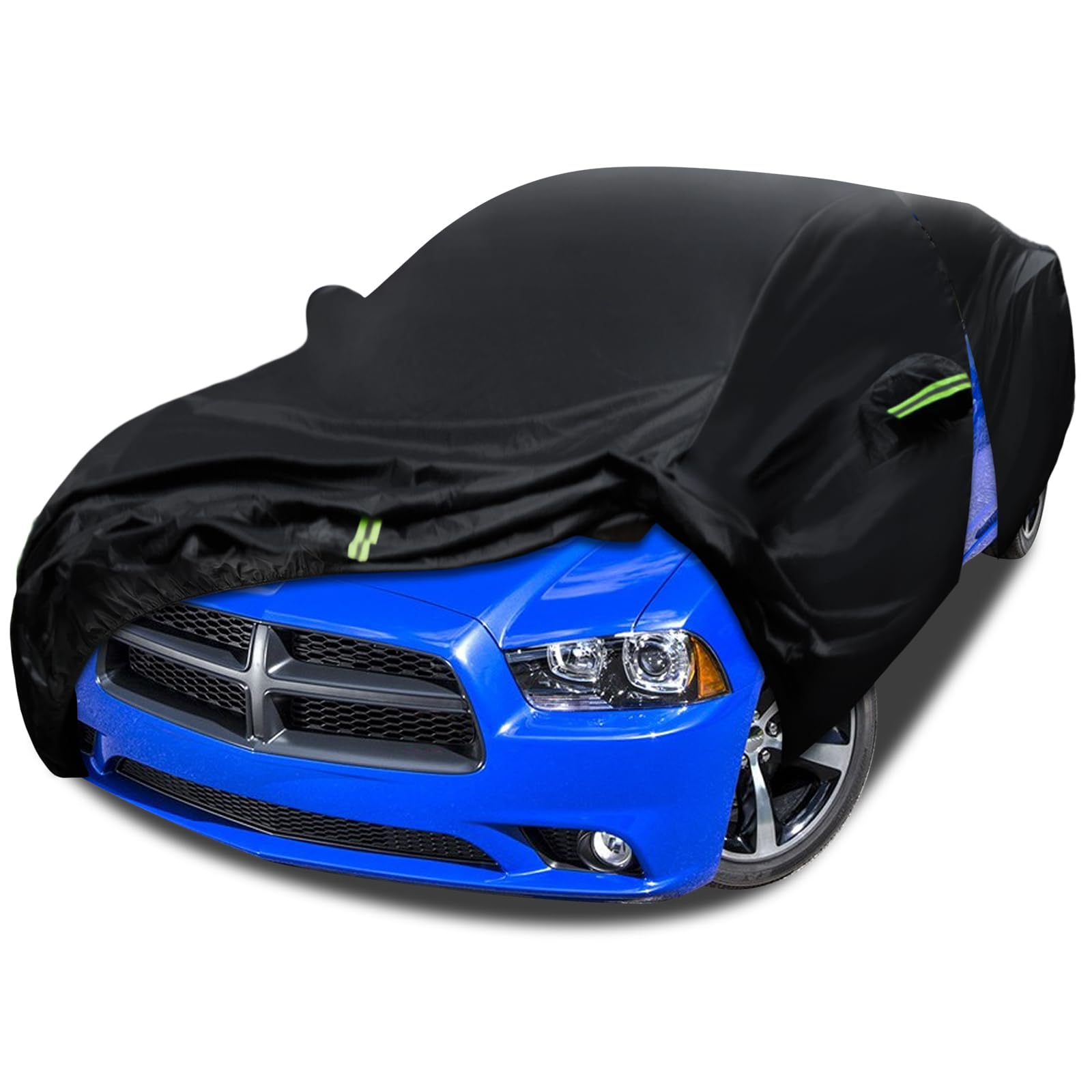 Car Cover Custom Fit For Dodge Charger 2006-2025, Waterproof All Weather Full Exterior Cover Rain Sun Hail Protector Car Cover W