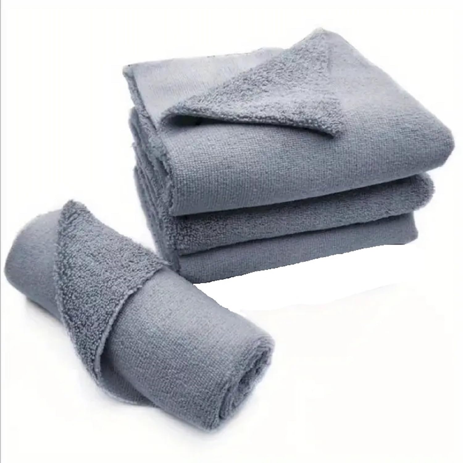 Caronix 340 GSM Microfiber Cloth for Car  Edgless & Dual Sided Microfiber Cleaning Cloth  Lint & Streak Free Car Cloth  Multi