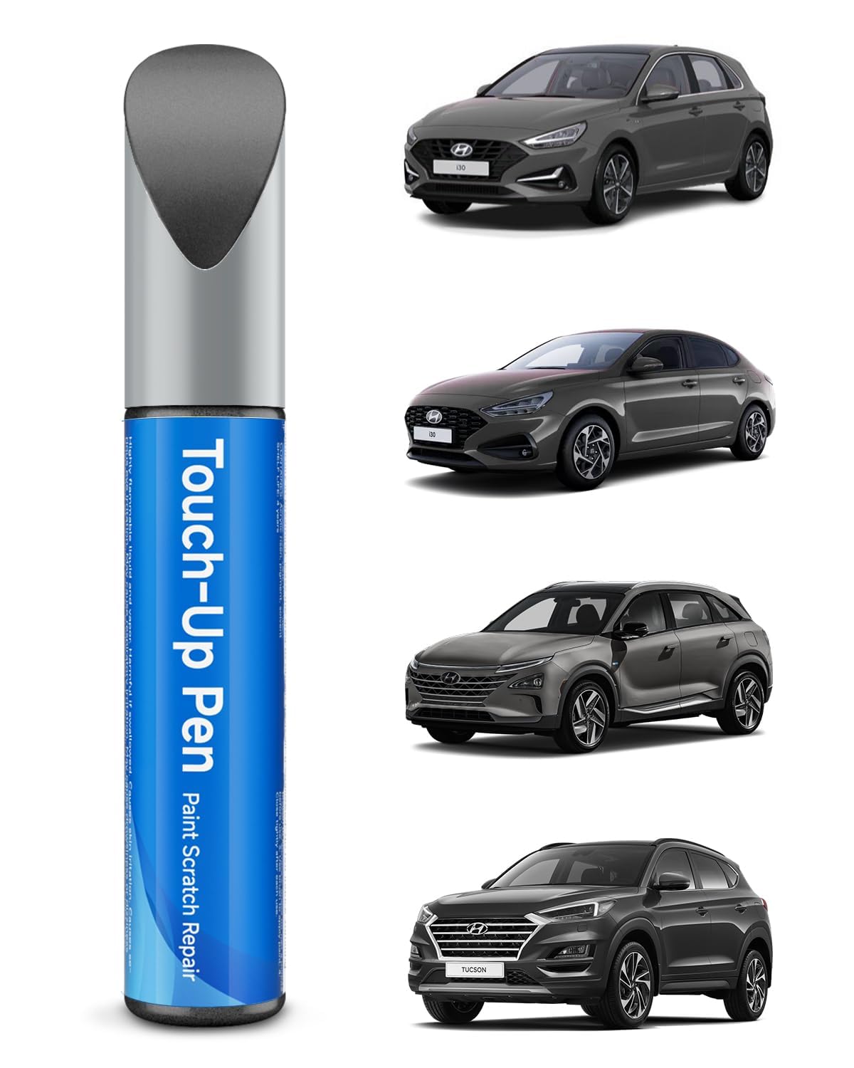 Touch Up Paint Compatible With Hyundai Exact Match Touch Up Paint Car Scratch Repair (Portofino Gray Metallic(2G/T2G) Compatible