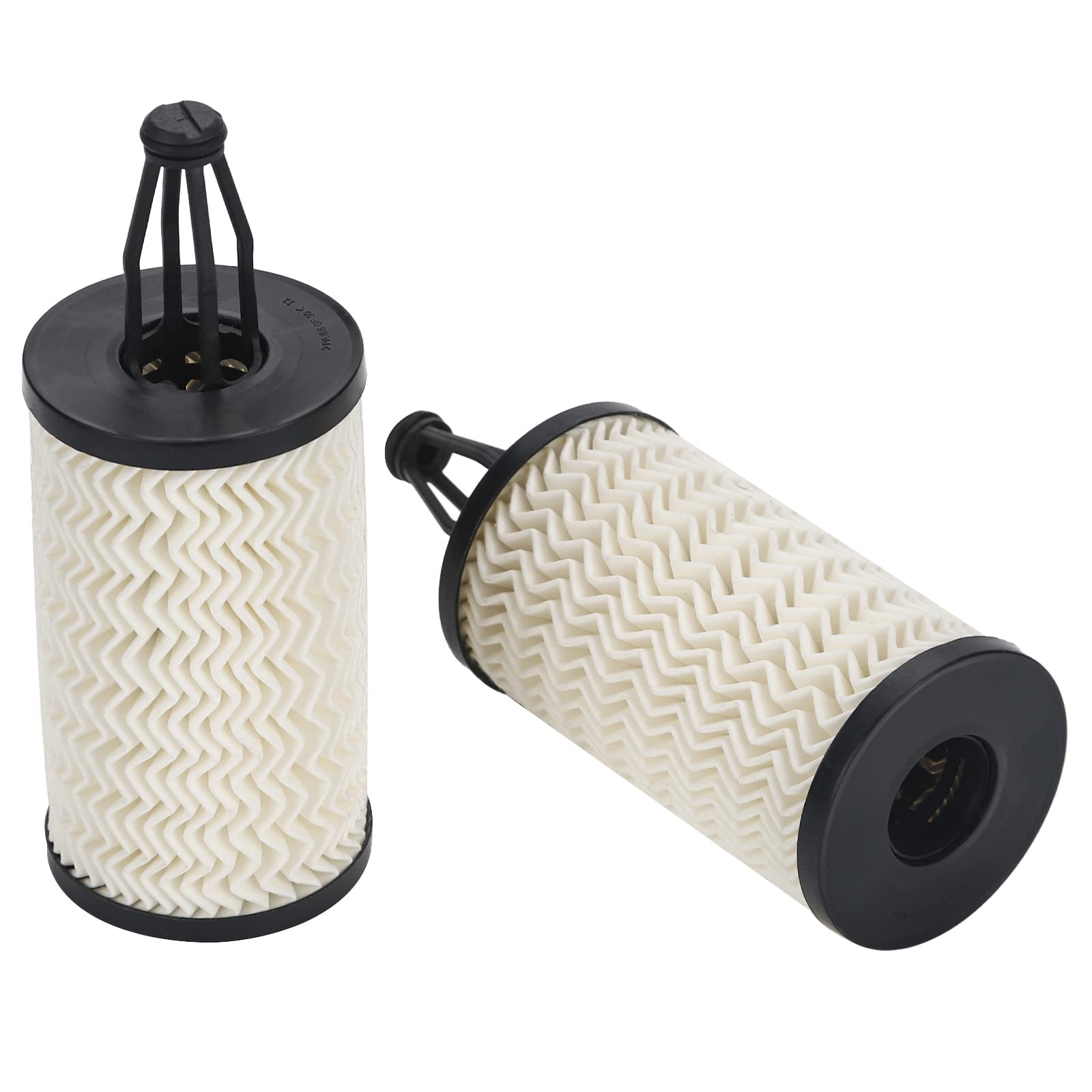 2 Pcs Engine Oil Filter Compatible With Mercedes-Benz C, CLS, E, CLE, S, ML, SL Series, Replace #2761800009