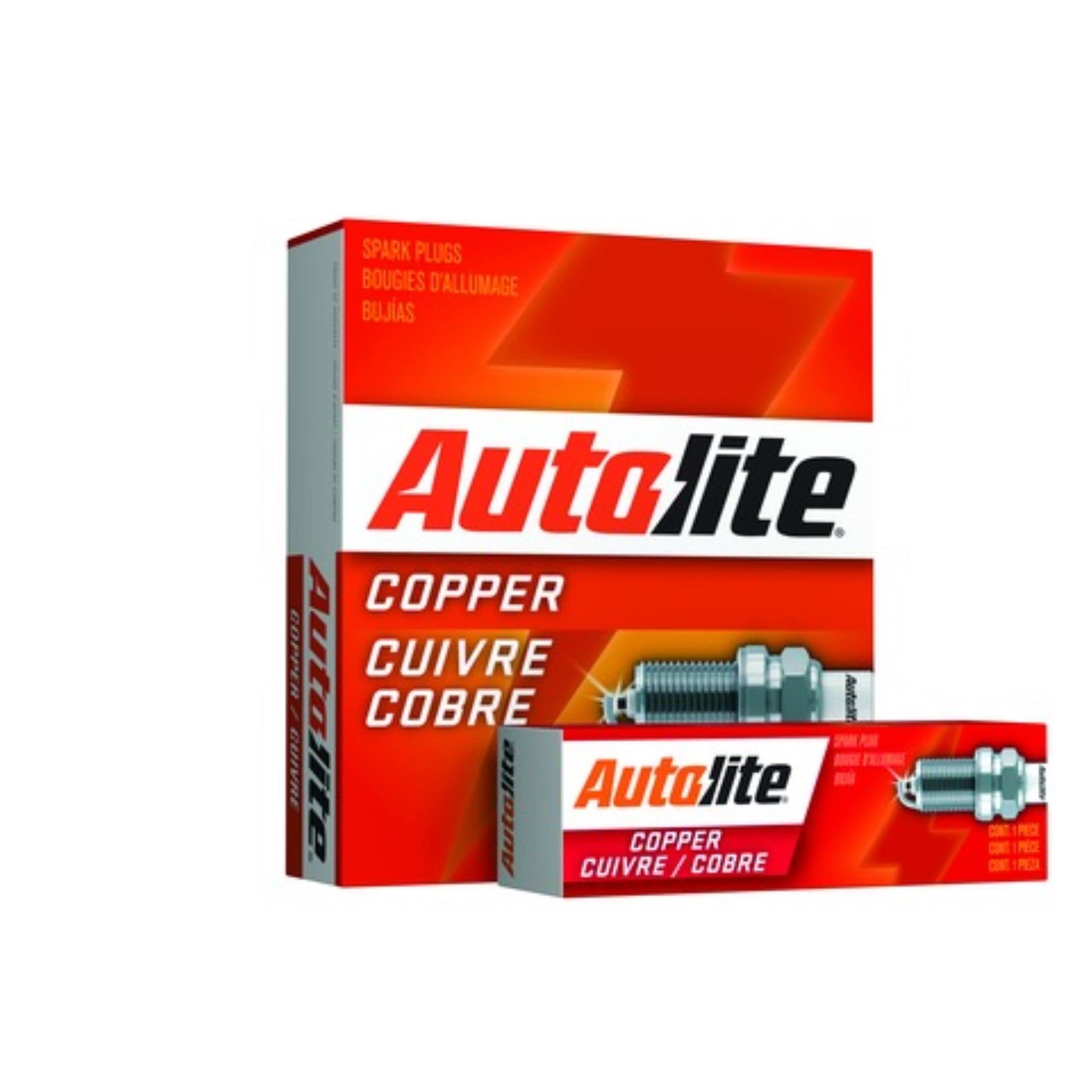 Autolite 5125 Copper Resistor Automotive Replacement Spark Plugs (4 Pack)
