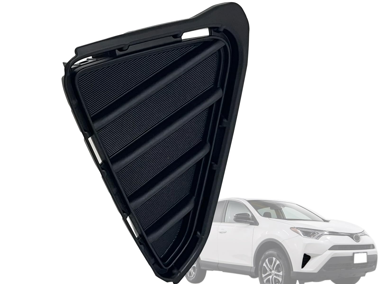 Auto Parts Avenue APA Replacement Front Bumper Fog Lamp Opening Hole Cover for 2016 2017 2018 RAV4 Passenger Right Side TO103919