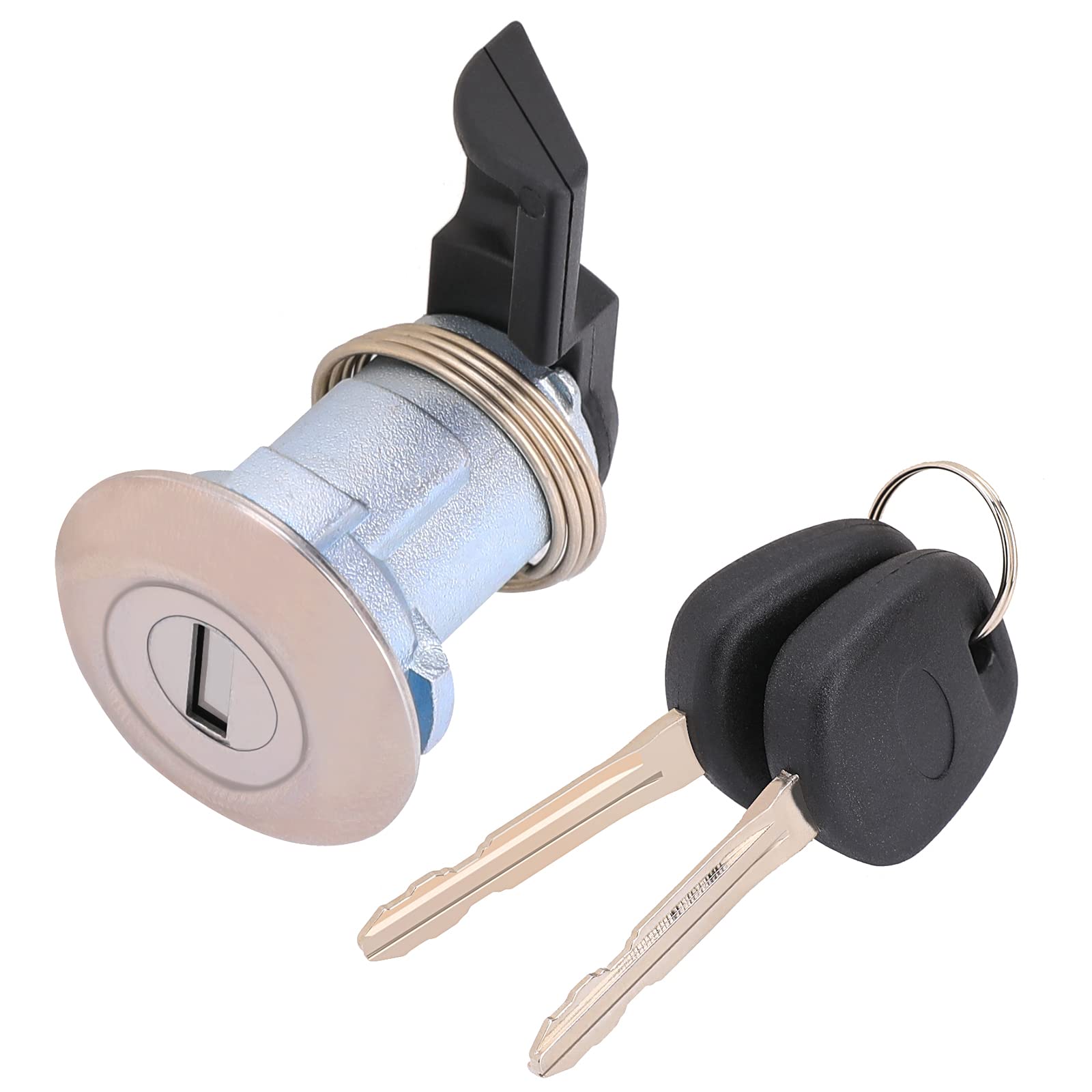 Fuel Door Lock Cylinder W/ 2 Keys Set Compatible with 1995-2004 Toyota Tacoma 2000-2003 Tundra Gas Fuel Filler Lid Cylinder Lock