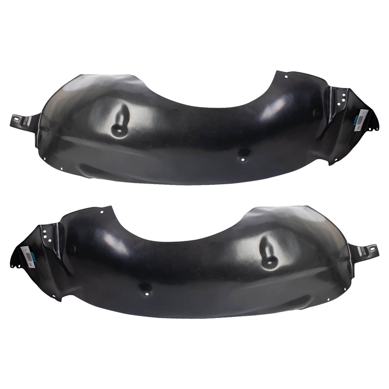 Trq Front Inner Fender Liner Set Compatible With 2003-2006 Ford Expedition Fo1248120 Fo1249120