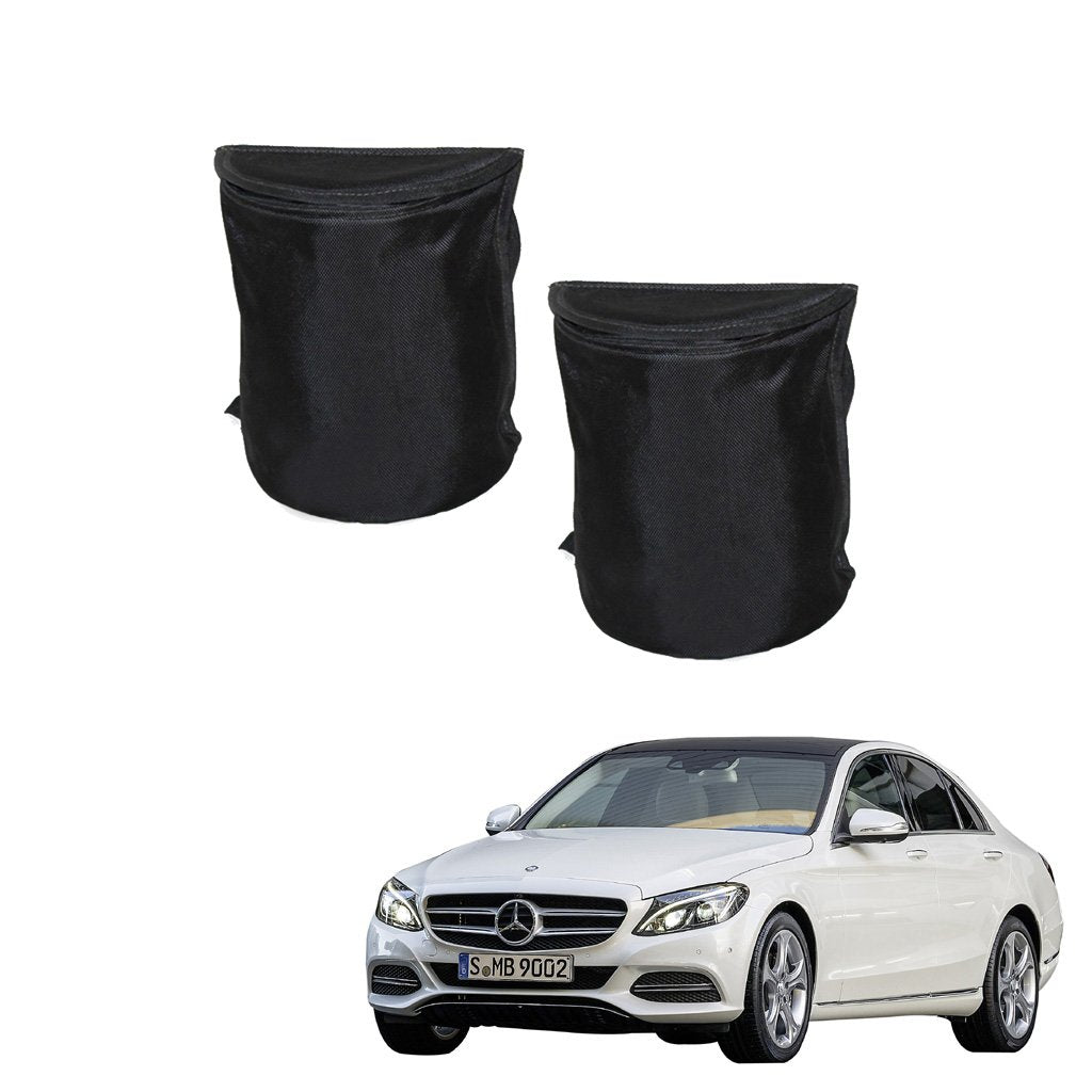 Kozdiko Semi Cylindrical Car Dustbin Set of 2 Pcs for Mercedes Benz CClass