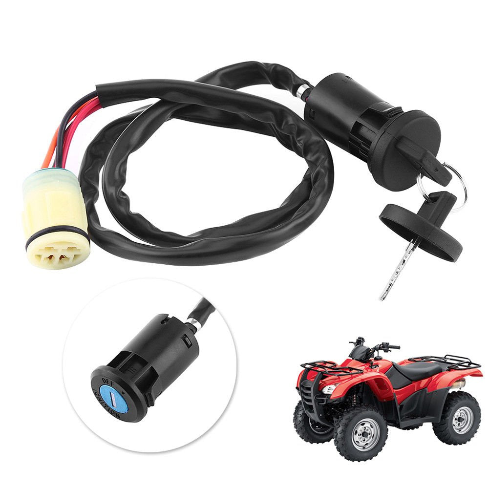 Ignition Key Switch Fits Honda 450 Trx450Es Trx450S Foreman 4X4 1998-2001