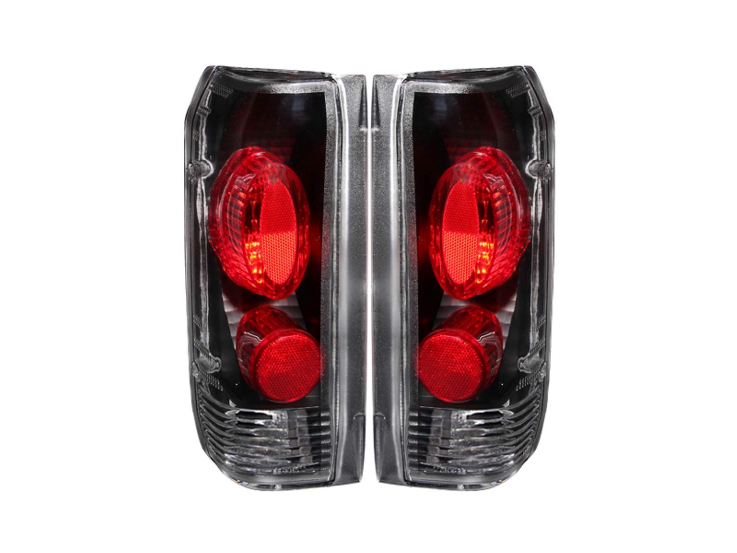 Anzo Usa 211062 Ford Black Tail Light Assembly - (Sold In Pairs)