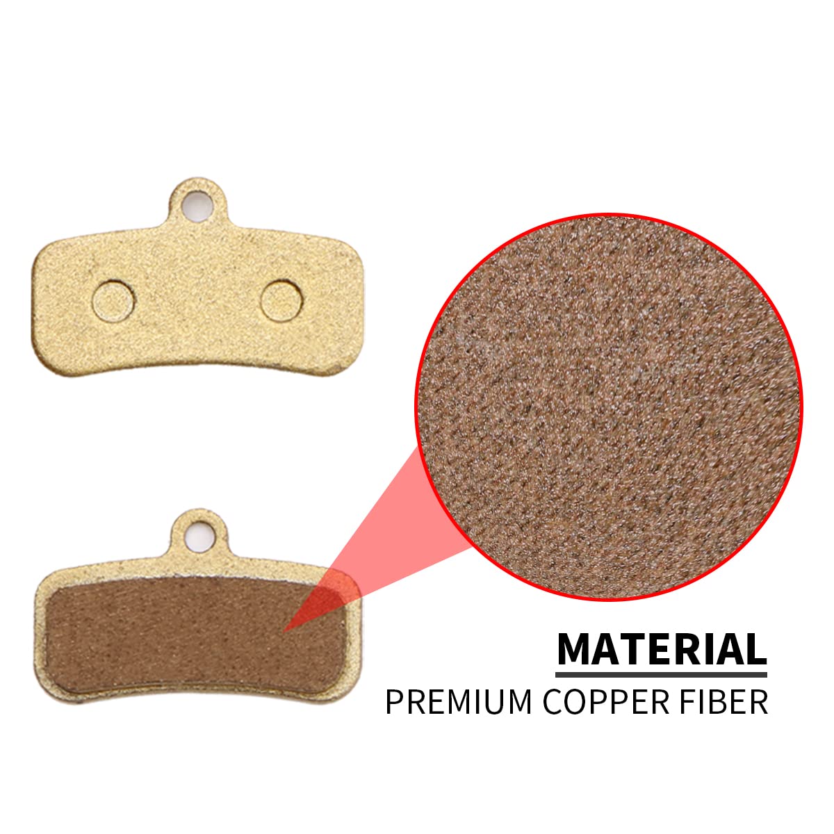 URLWALL Brake Pad for Sur Ron Sur-Ron Light Bee X and S Segway X160 X260 Talaria Sting MX3 R MX4, Rear Front Disc Brake Pads Dur