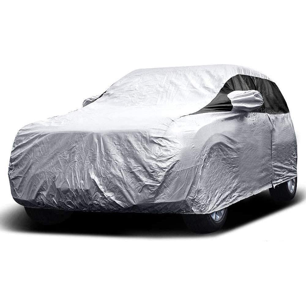Titan Premium Multi-Layer Peva Car Cover For Compact Suv 170-187''. Waterproof, Uv Protection, Anti-Scratch Protective Lining, D