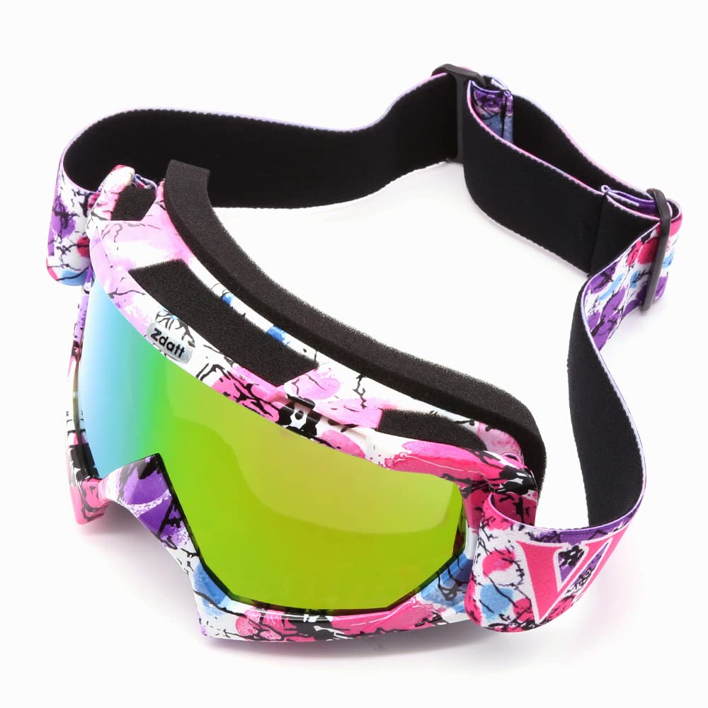 Zdatt Dirt Bike Goggles, Atv Goggles Motorcycle Goggles, Utv Mx Otg Accessories Goggle Glasses & Anti Fog Ski Goggles, Racing Sk