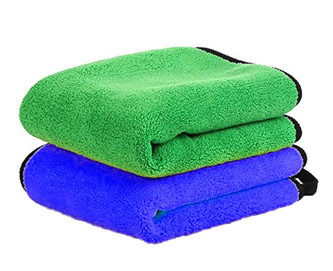 PHLAGON 600 GSM Heavy Microfiber Cloth for Car Cleaning and Detailing, Dual Sided, Extra Thick Plush Microfiber Towel LintFree,