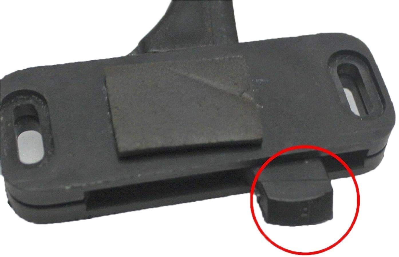 ActyGo Screen Door Lever Latch RH for RV Trailer Camper - Black Alloy Steel with 10 Extra Springs