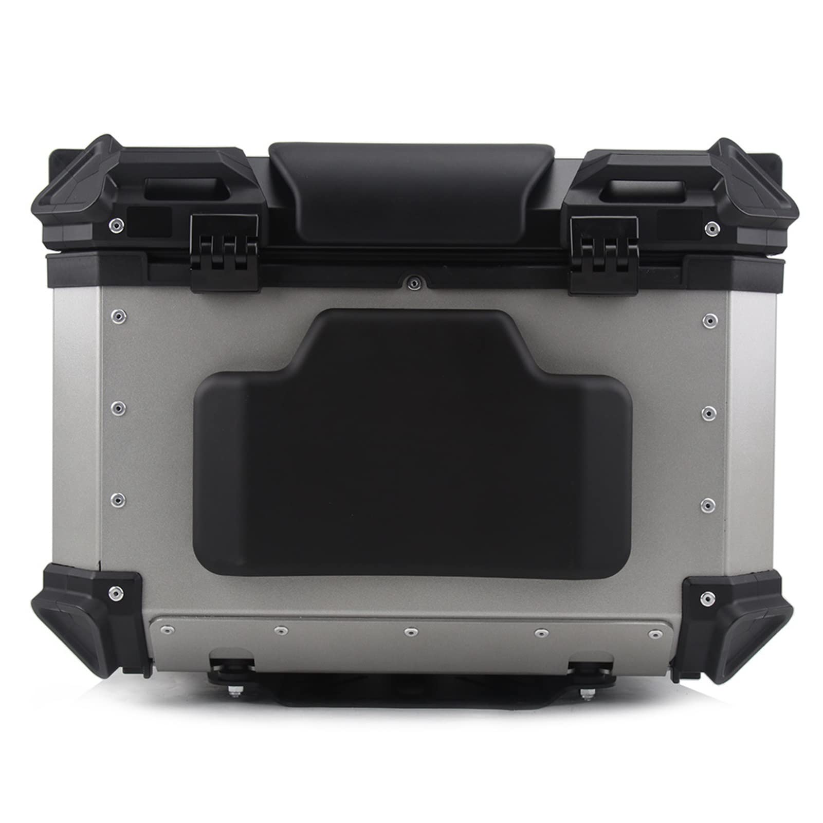 Acouto Motorcycle Top Box Backrest, Motorcycle Back Cushion Passenger Backrest Back Pad Rear Saddlebag Trunk Sticker Decal Top Case Cushion, Motorcycle Luggage Case Back Cushion