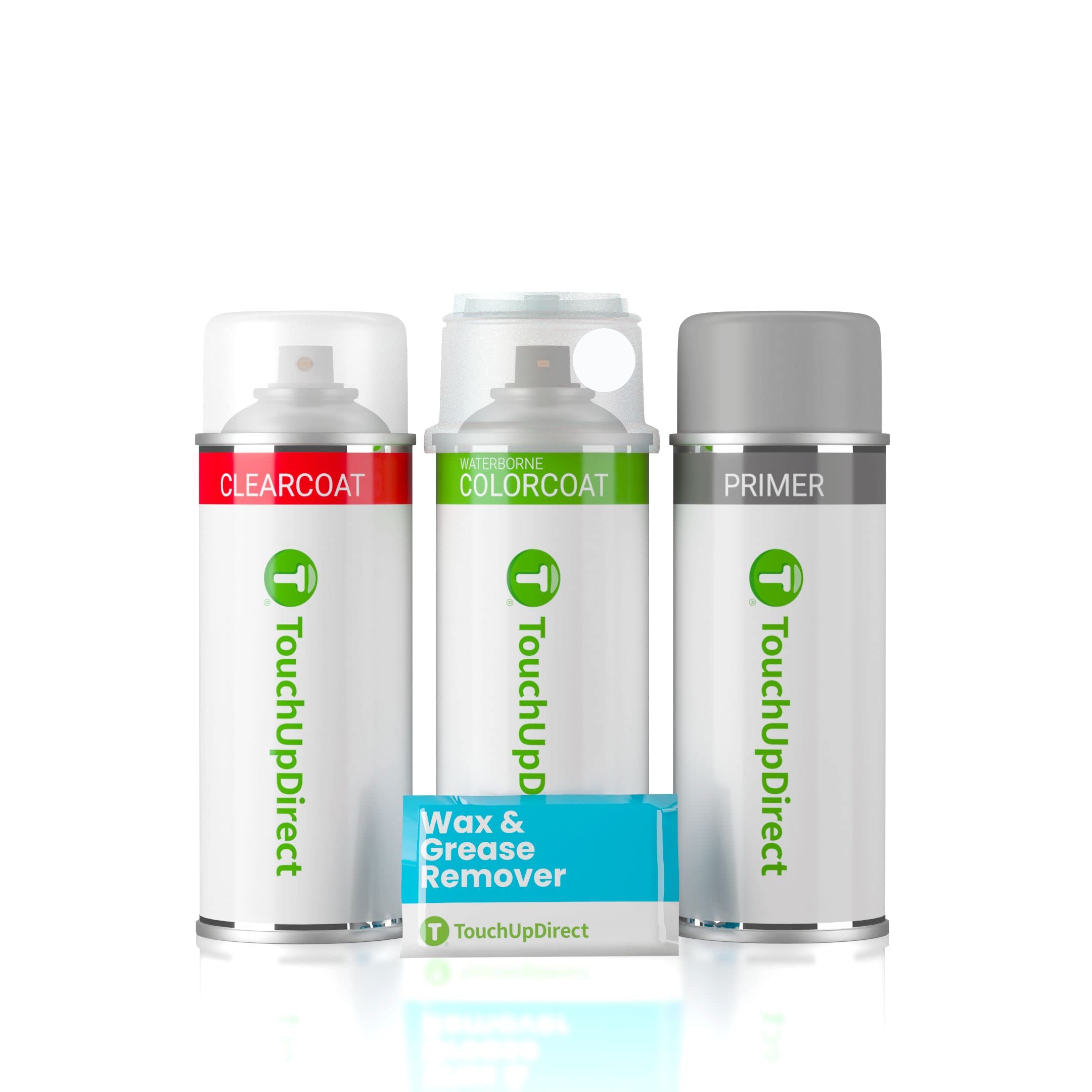 TouchUpDirect C9A/0Q Cream White Compatible with Porsche Exact Match Touch Up Paint Aerosol - Preferred Kit