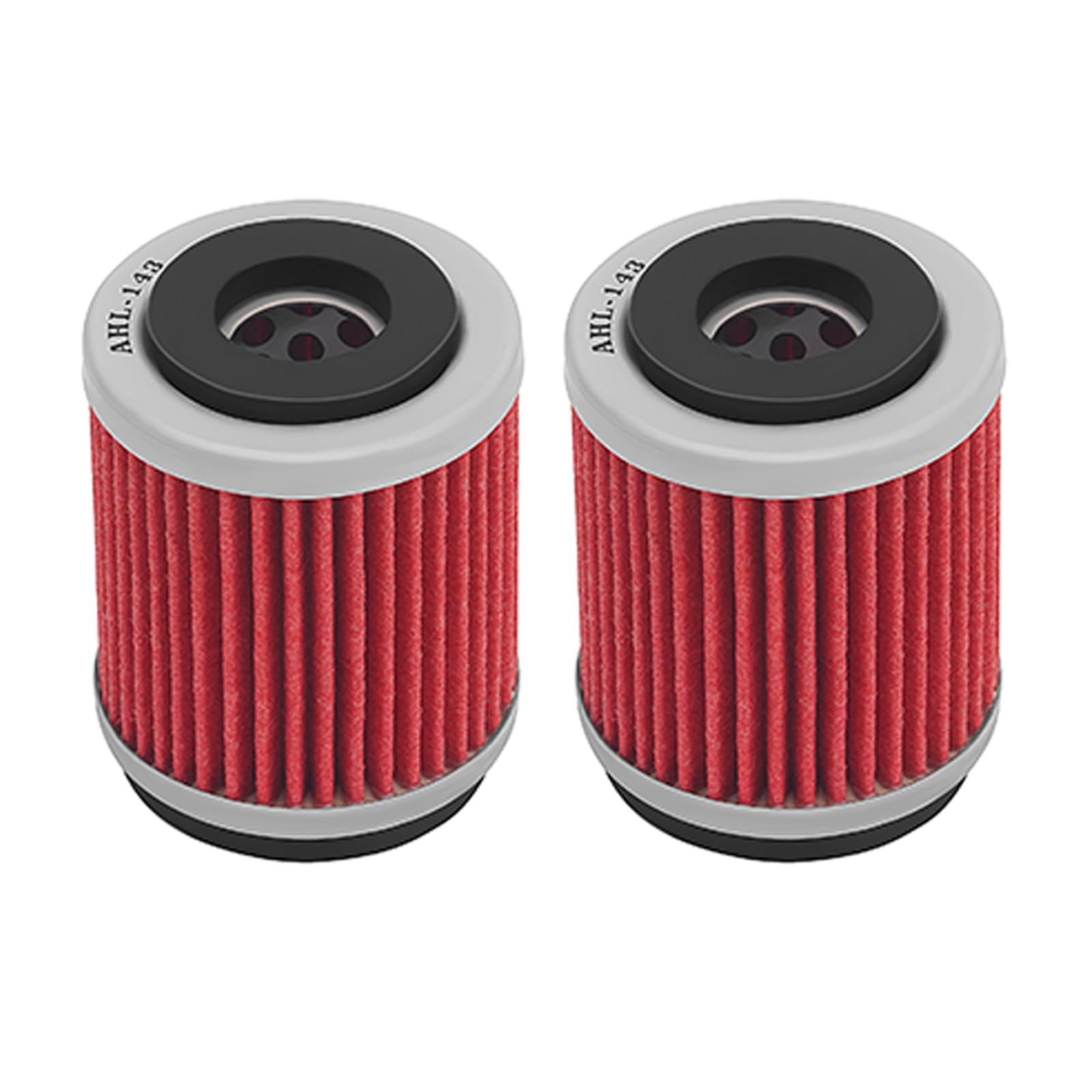 AHL 2 pack 143 Oil Filter Compatible with Yamaha TTR125LE 124 2017 TTR225 225 2000-2004 TTR230 223 2005-2017 2020 TW125 125 1999