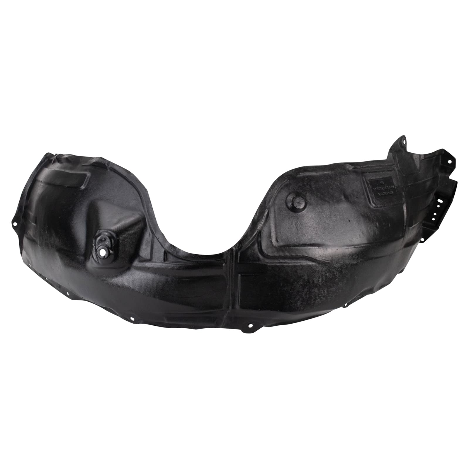 TRQ Front Right Inner Fender Liner Black Passenger Side Compatible with 2015-2017 Toyota Camry TO1249187
