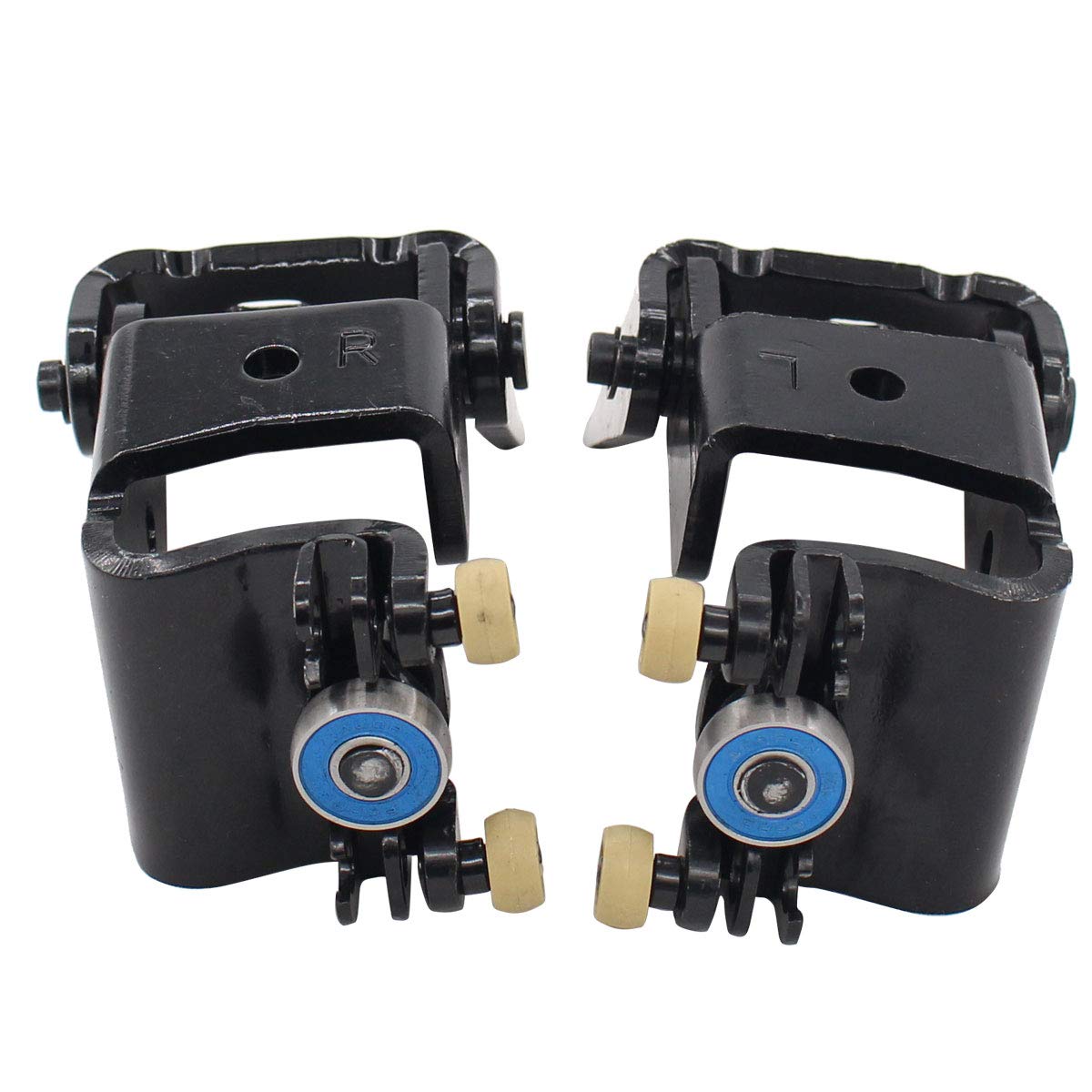 NewYall Sliding Door Roller Assembly Set for Honda Odyssey 1999-2004, Chrome, Model 72560-S0X-A53 & 72520-S0X-A53