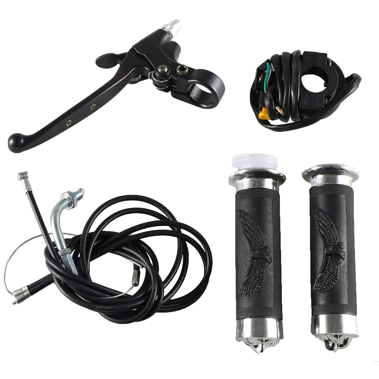 Jrl Throttle And Clutch Kit Fits For 49Cc 60Cc 66Cc 80Cc Engine Motorized Bicycle
