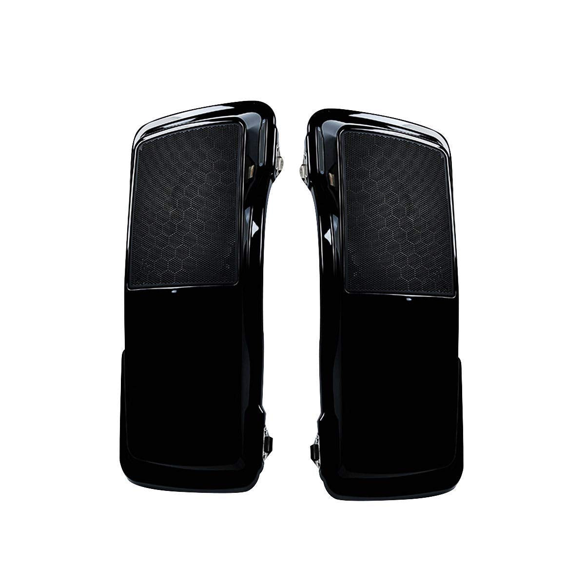 Xmt-Moto Saddlebag Lids W/6 X 9 Inch Speaker Grilles Fit For 1993-2013 Harley Davidson Touring Road Street Glide Hard Saddlebags
