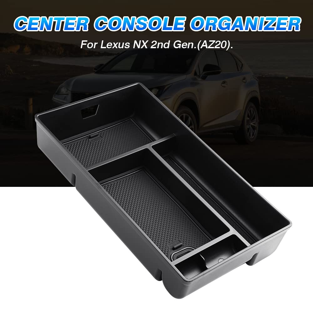 Autorder Center Console Organizer For 2022 2023 2024 Lexus Nx Nx 250/Nx 350/Nx 350H Accessories Armrest Storage Box Secondary In