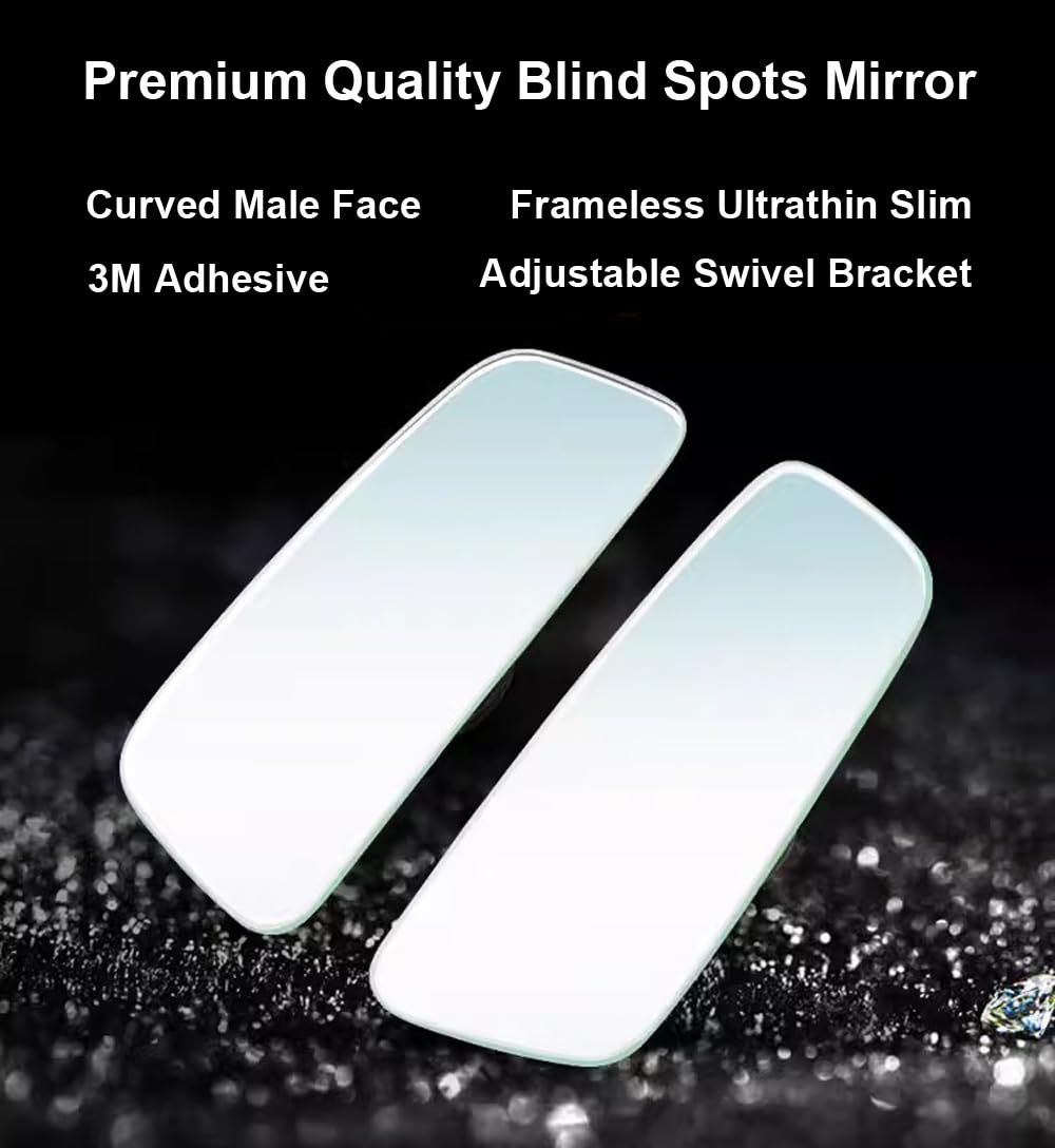 Blind Spot Mirror 2 Pack, Convex Mirror Car Blind Spot Car Mirror Blindspot Mirror For Car, Side Mirror Blindspot Rearview Mirro