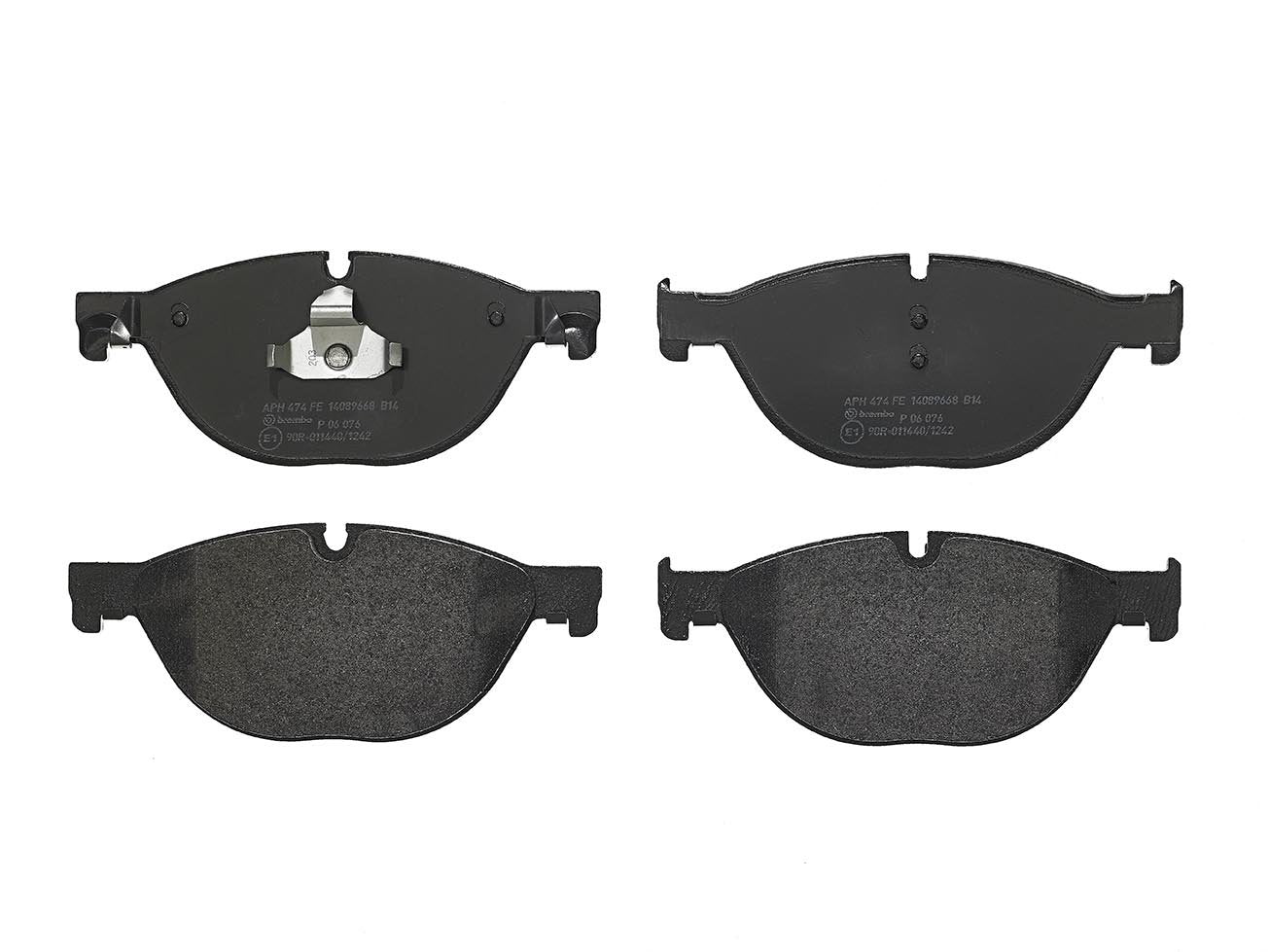 Brembo P06076 Low-Met Front Disc Brake Pad Set Alpina/Bmw Oe# 34116851269